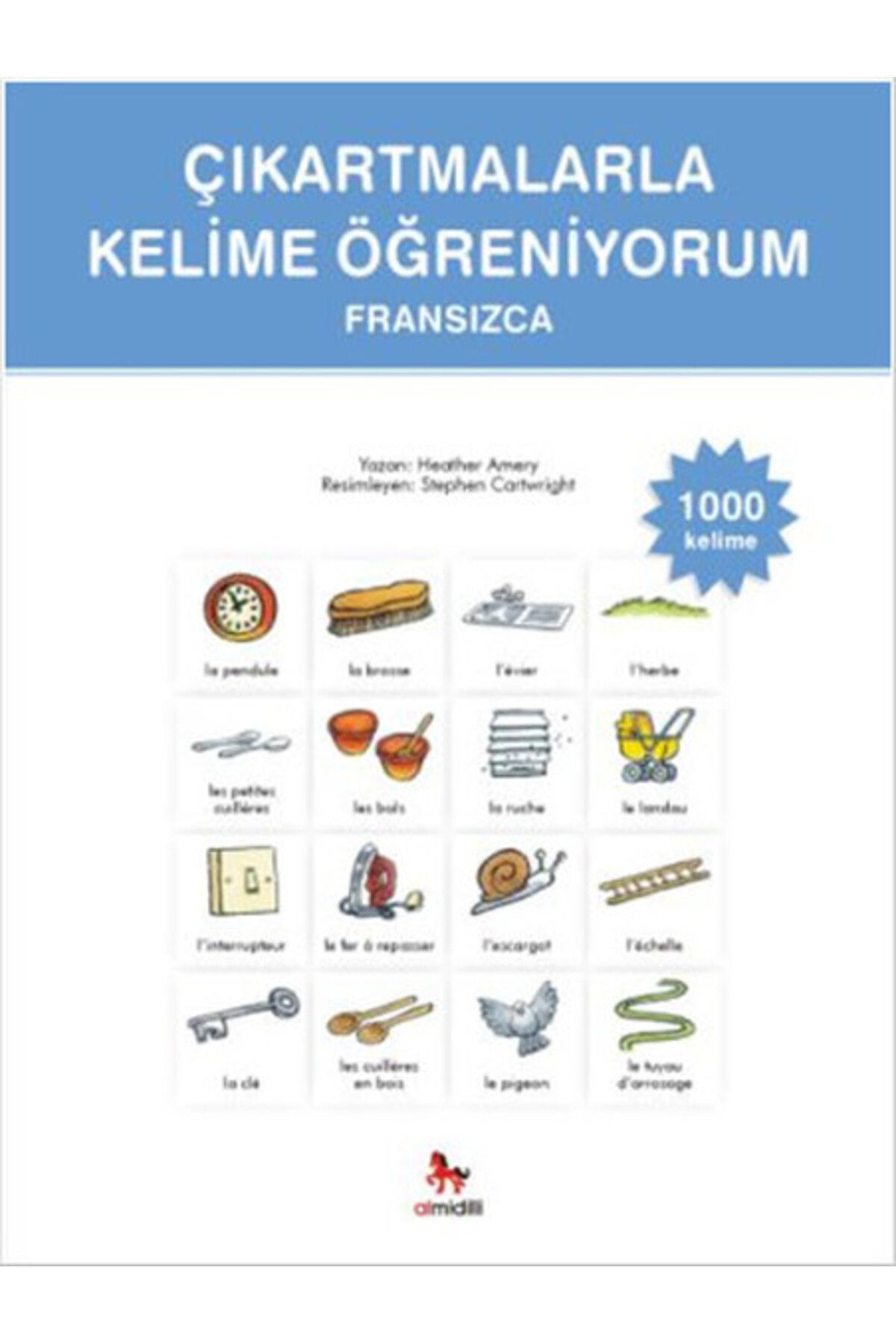 Abm Yayınevi Çıkartmalarla Kelime Öğreniyorum - Fransızca