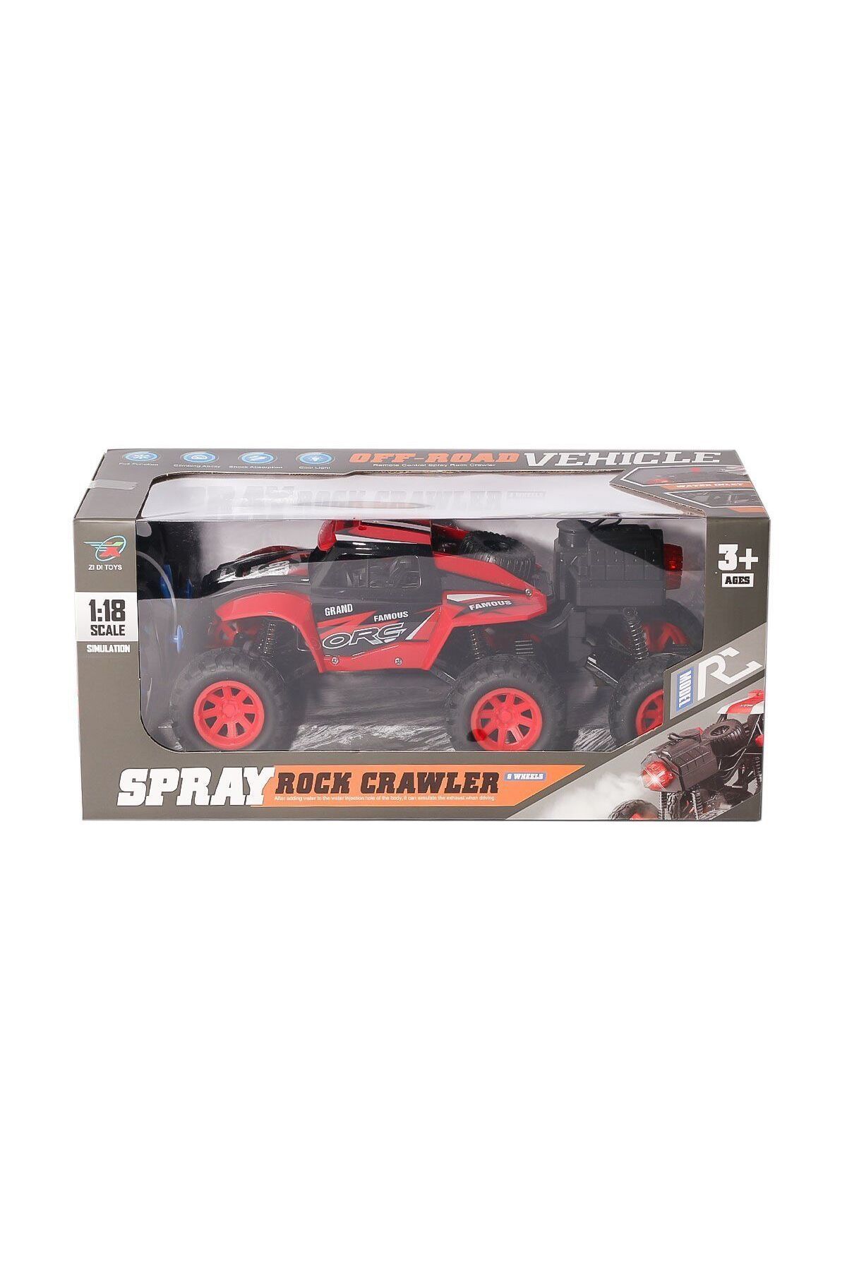 swilex 299 Kumandalı Şarjlı Duman Atan Rock Crawler Araba 1:18