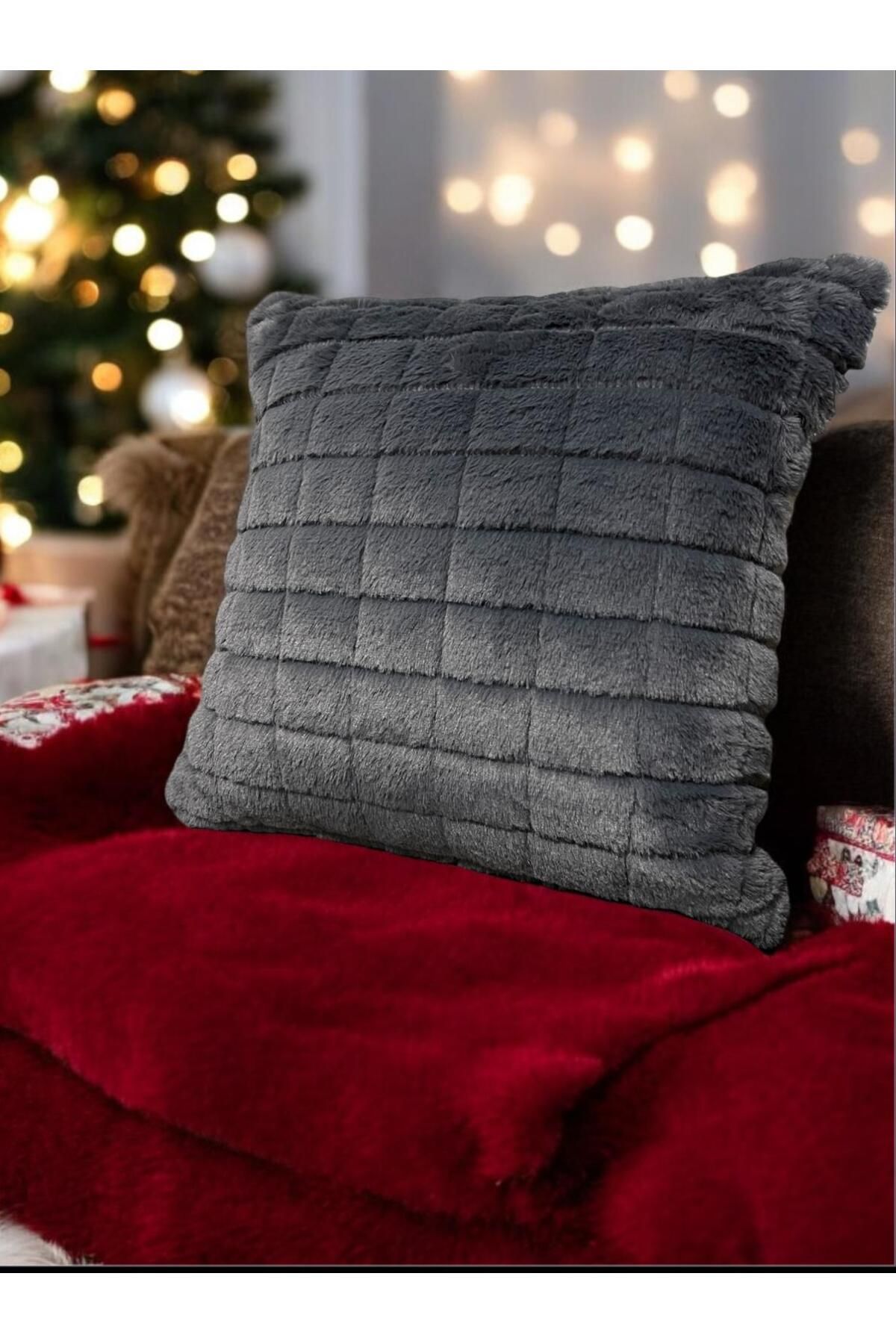 DECORA CASA HOME COLLECTİON Puffy Bubble Serisi Yumuşak Kırlent Kılıfı.Yastık Kılıfı 1 ADET (45x45)