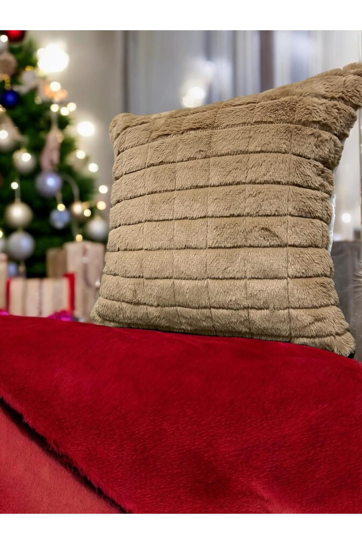 DECORA CASA HOME COLLECTİON Puffy Bubble Serisi Yumuşak Kırlent Kılıfı.Yastık Kılıfı 1 ADET (45x45)