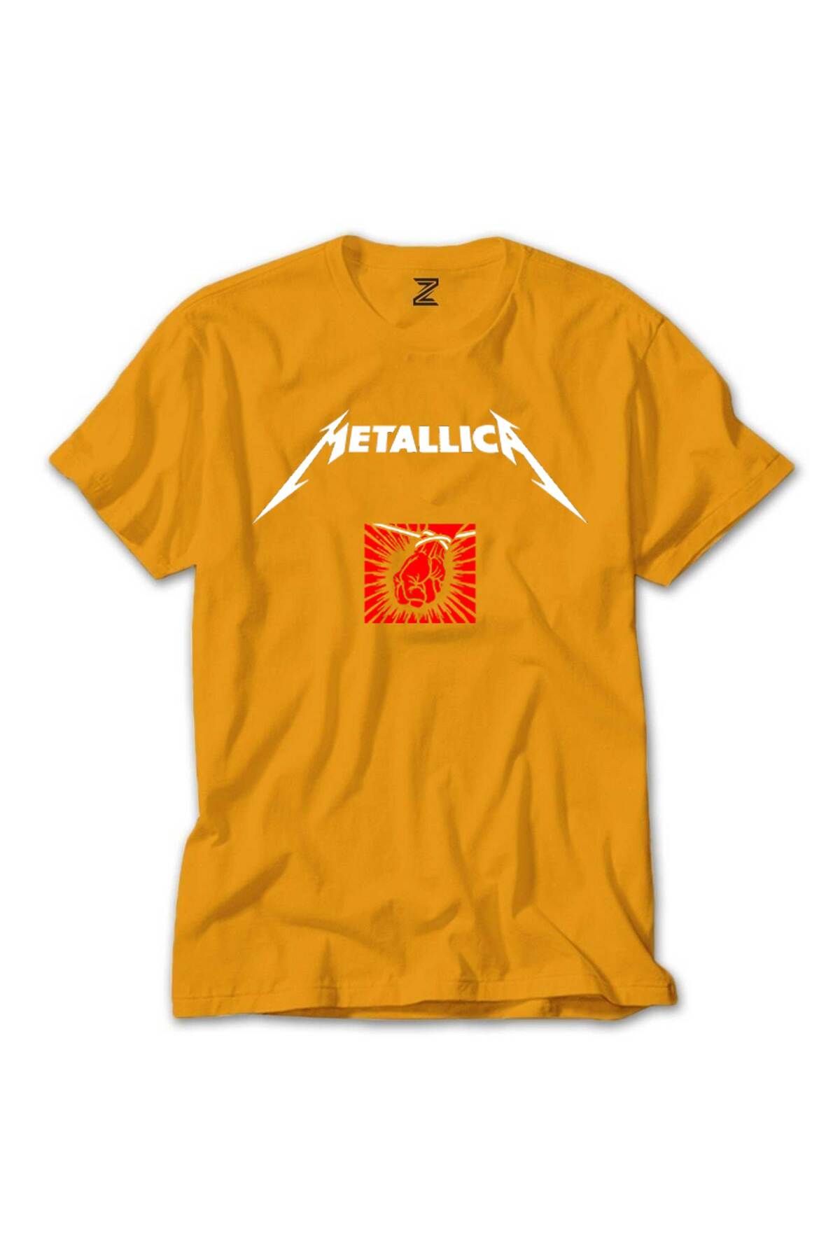 Z zepplin Metallica St. Anger Sarı Tişört