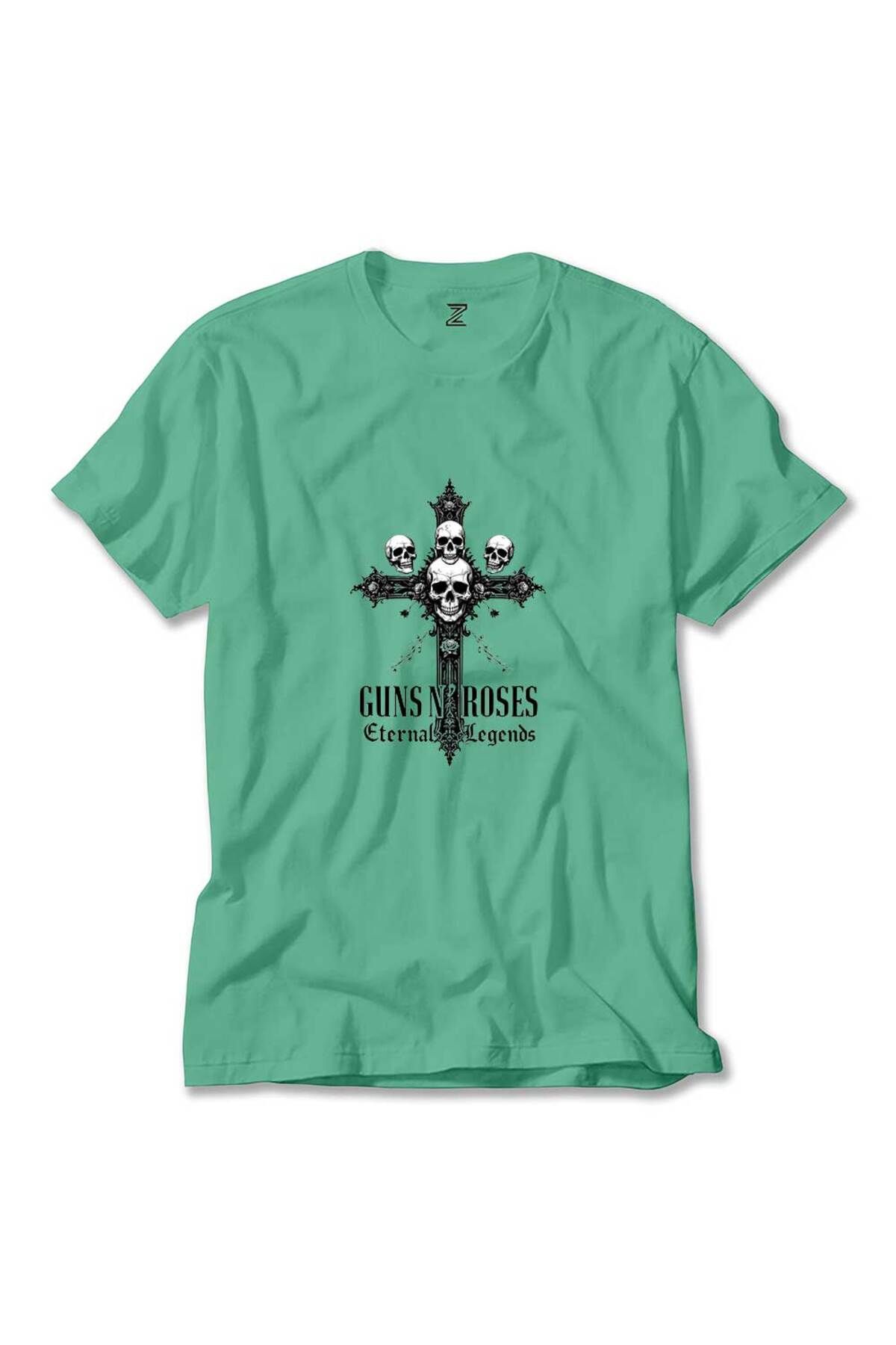 Z zepplin Guns N Roses Eternal Legends Yeşil Tişört