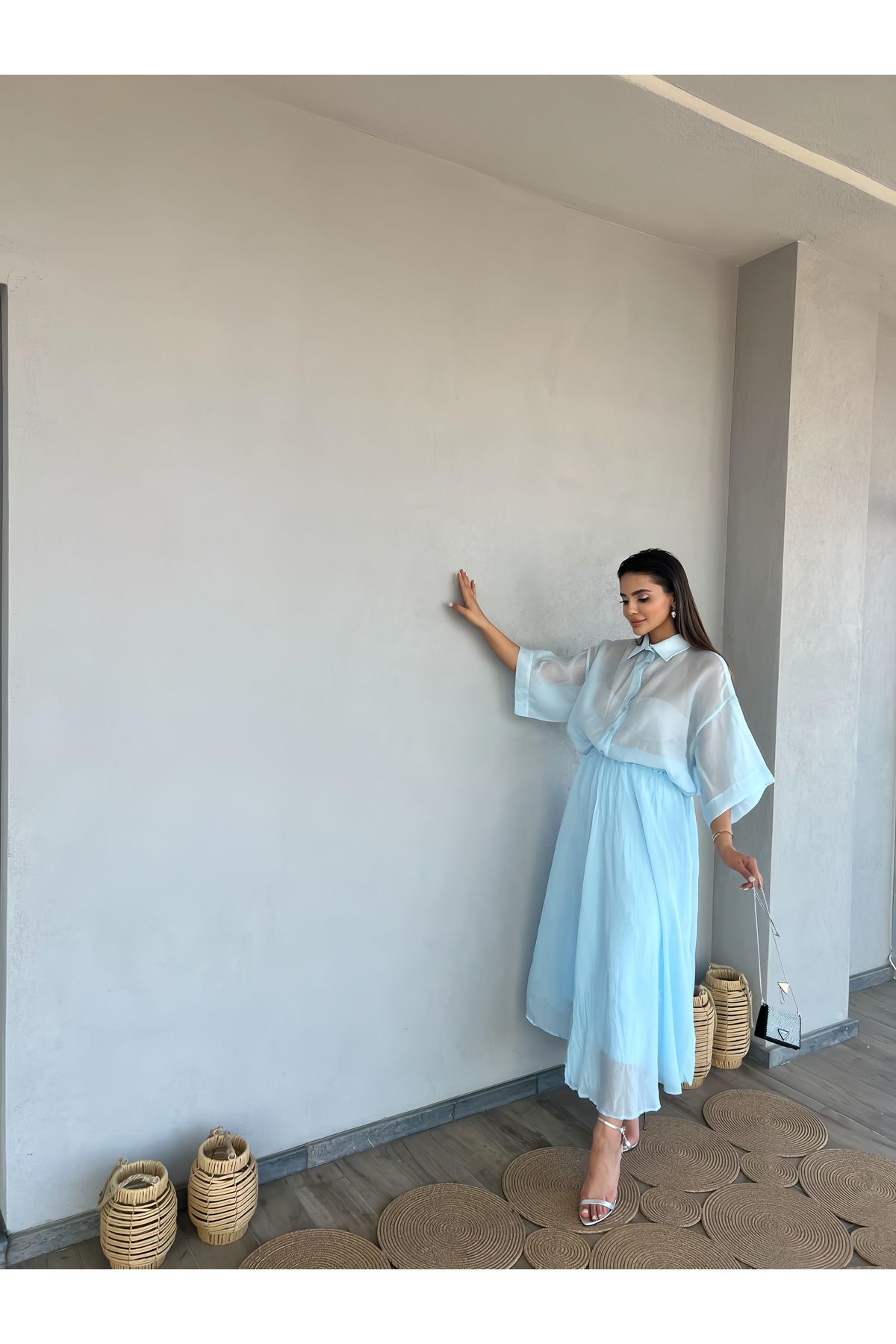B&S FASHION Mavi İkili Takım