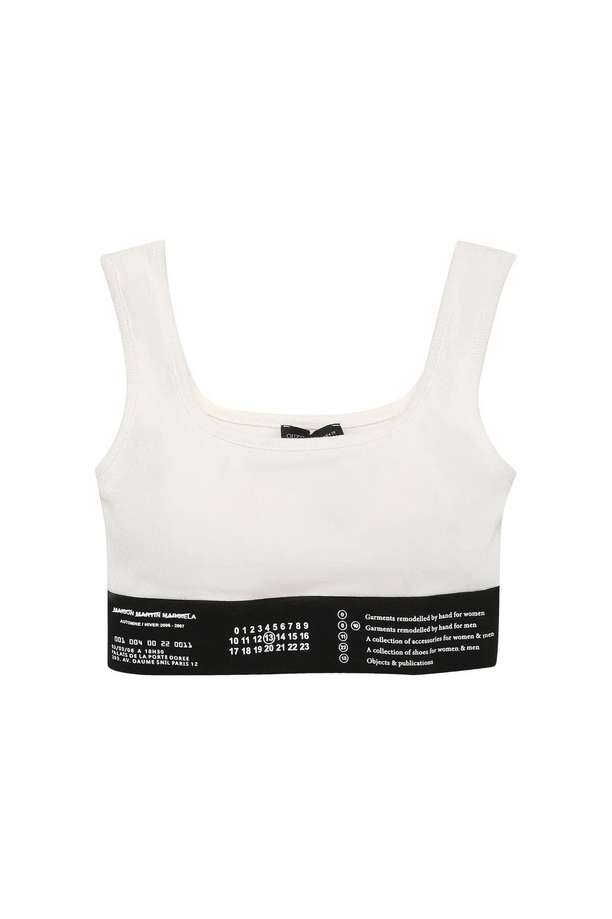 Quzu Lastik Detaylı Crop Top Atlet