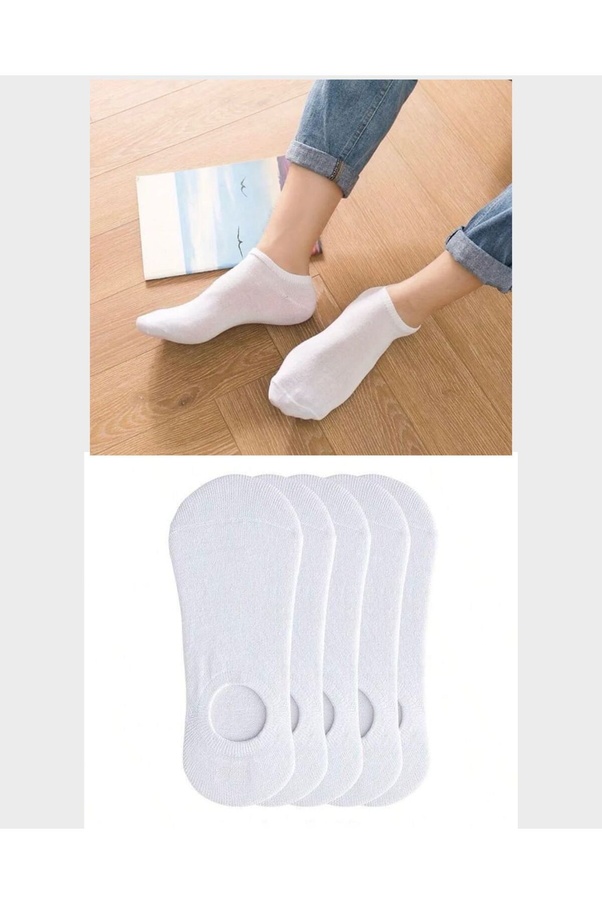 BGK 5 Çift Unisex Basic Babet Çorap