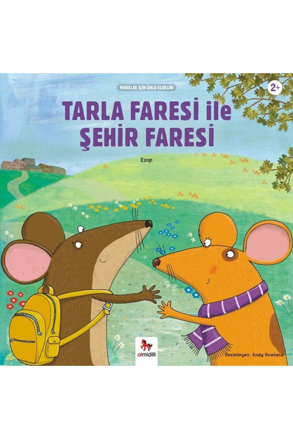 Abm Yayınevi Tarla Faresi ile Şehir Faresi - Minikler İçin Ünlü Eserler
