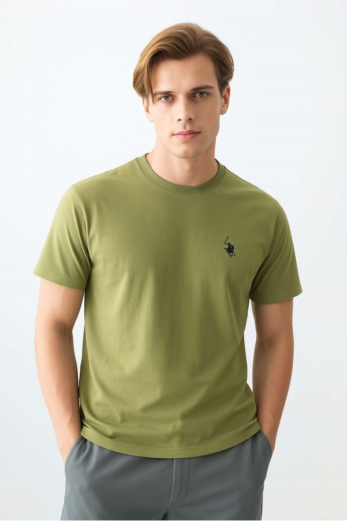 Polo Republica & CO . SIFIR YAKA T-SHİRT YEŞİL