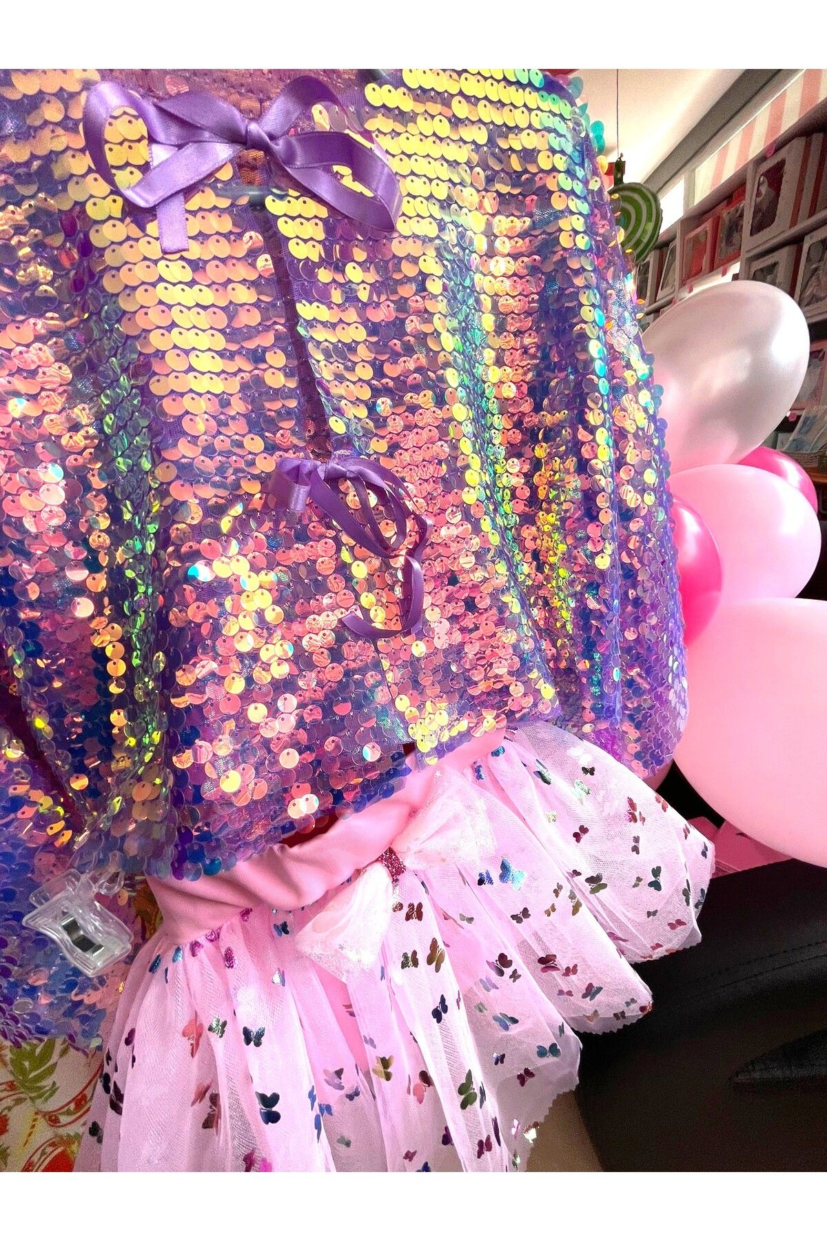 MIA WARDROBE Payetli Çocuk Ceketi