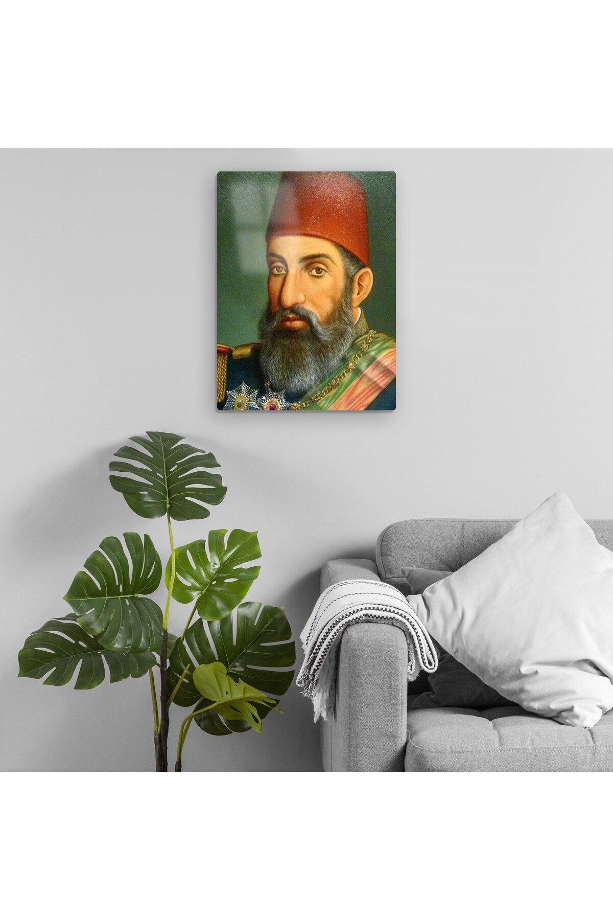 Pixxa Sultan II. Abdülhamid Han Metal Tablo Model 3