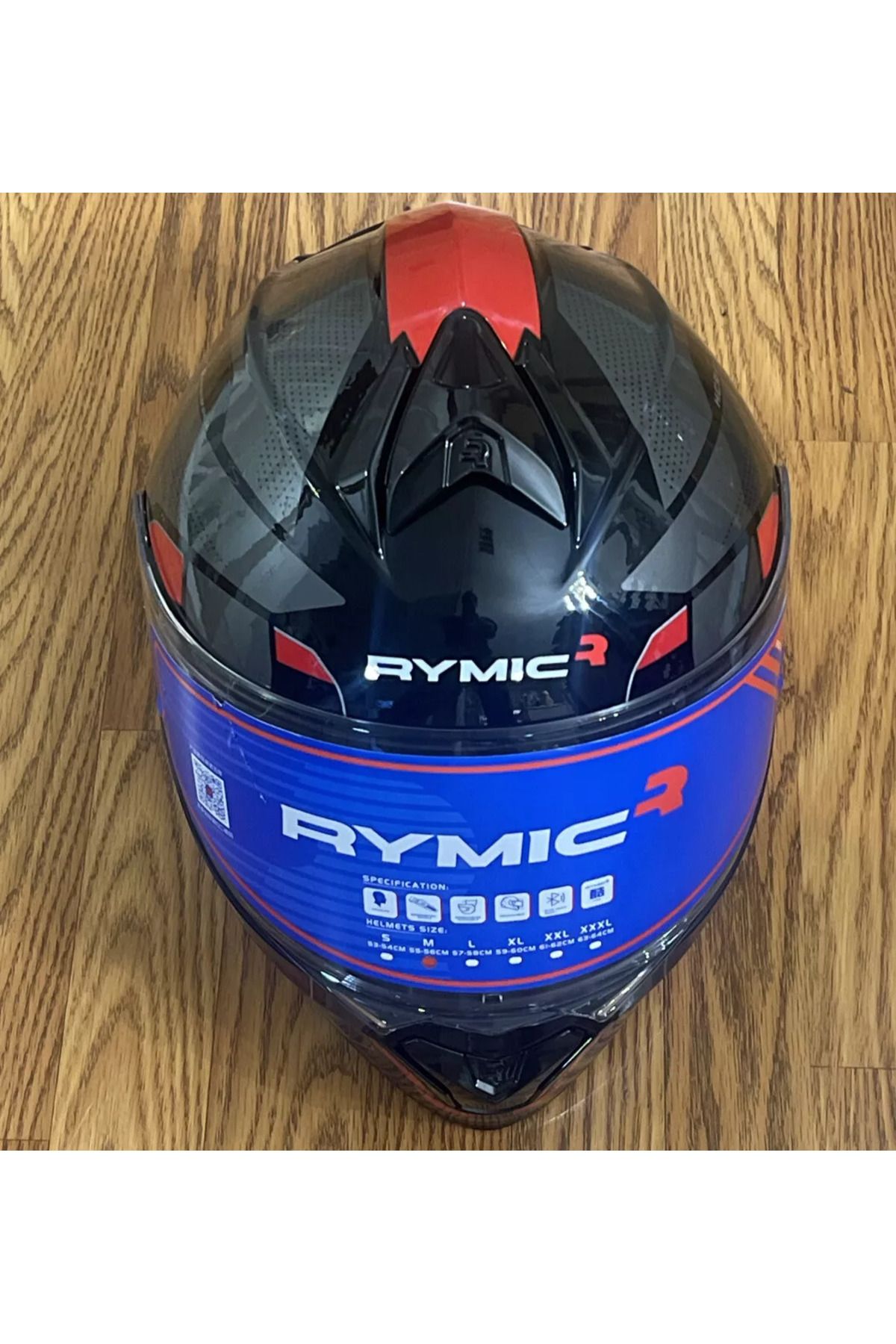GÜMRÜK BEY RYMIC-R R935 Dot Sertifikalı Modüler Flip Up Motosiklet Güvenlik Tam Yüz Kaskı (Boyut XXL 61-62cm)