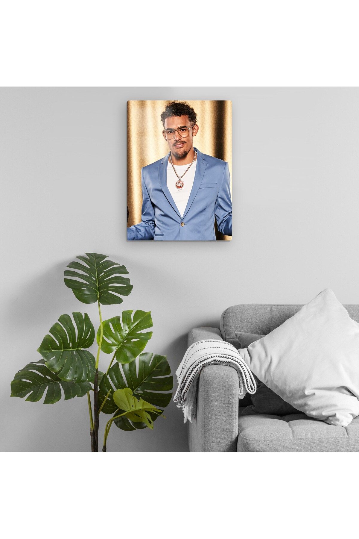 Pixxa Trae Young - Atlanta Hawks - NBA Metal Tablo Model 2