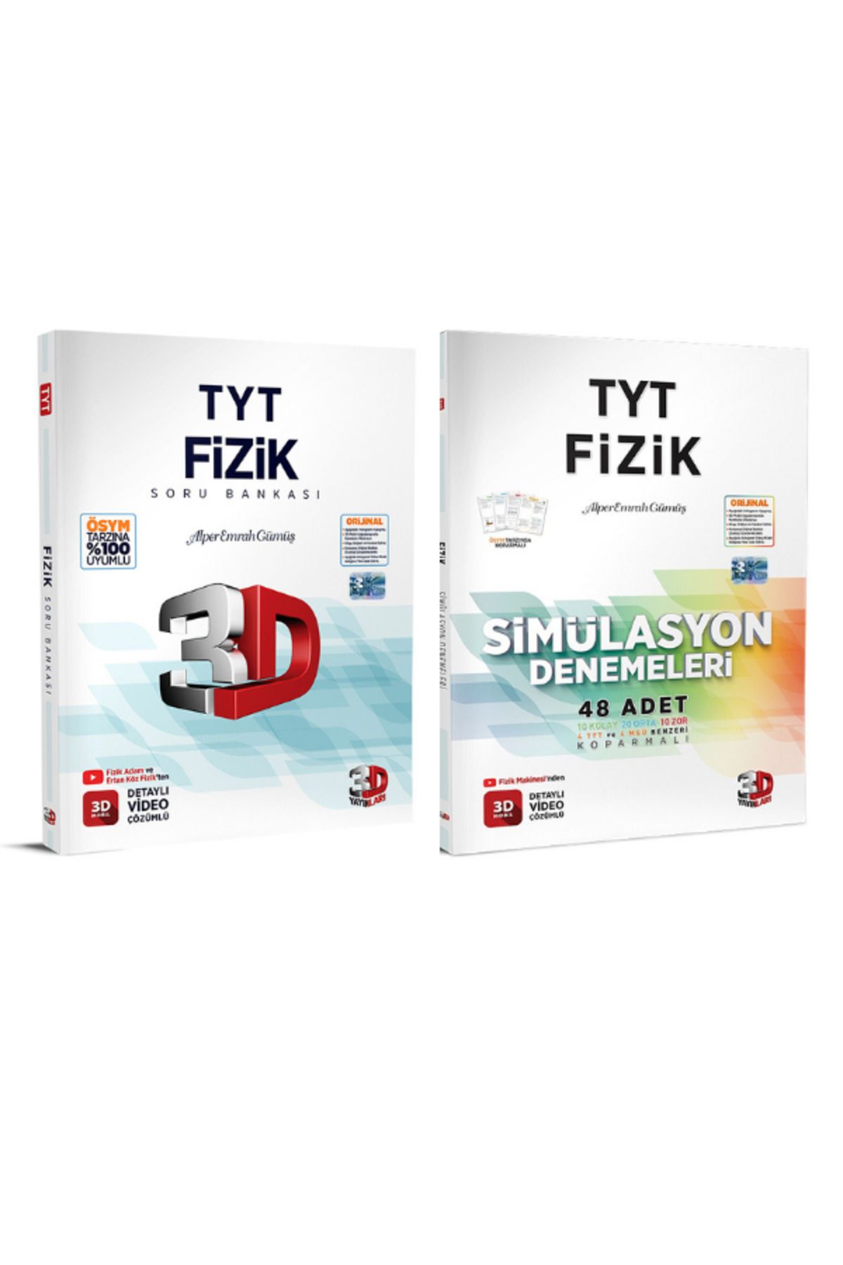 3D Yayınları TYT Fizik Soru Bankası TYT Fizik Simülasyon Denemesi