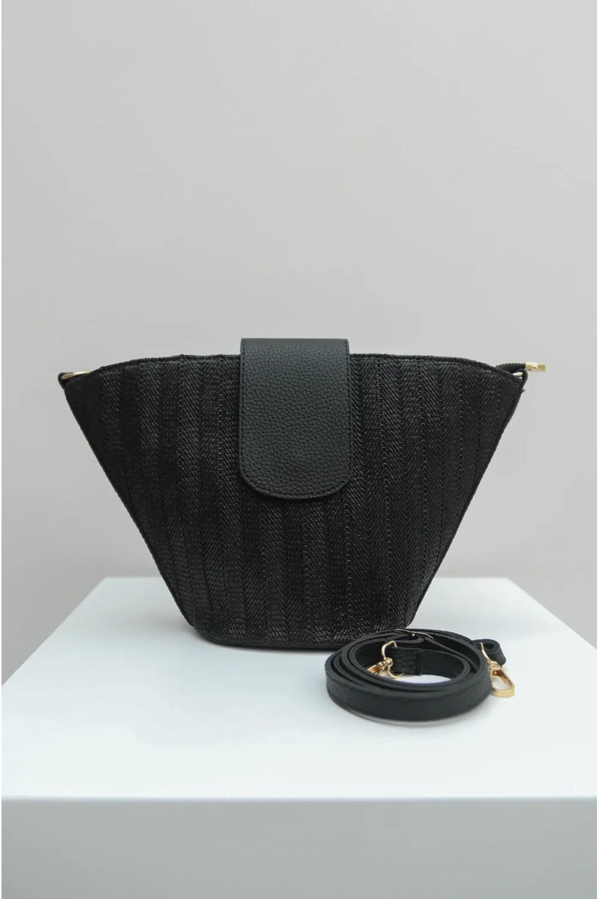 BAGS Magia Siyah El ve Omuz Çantası