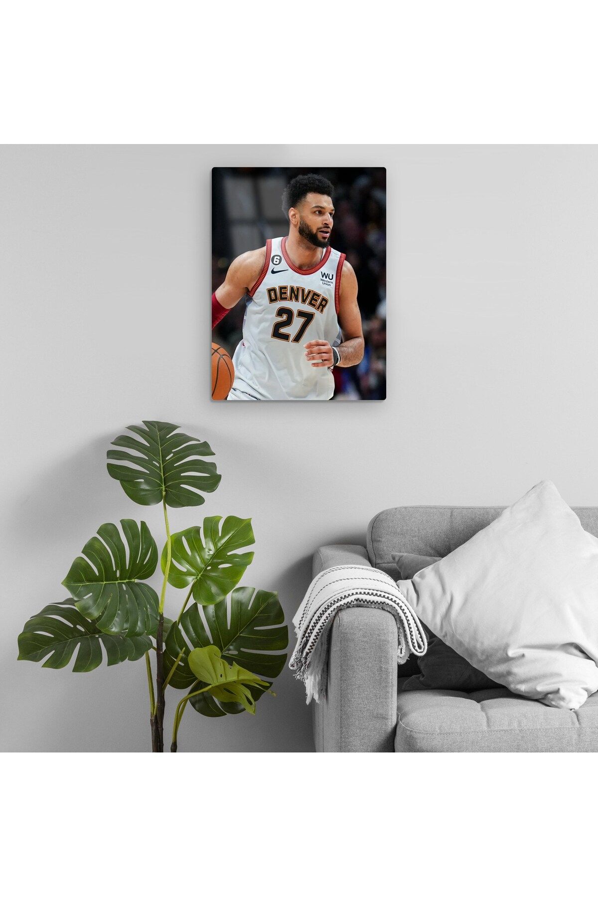 Pixxa Jamal Murray - Denver Nuggets - NBA Metal Tablo Model 2