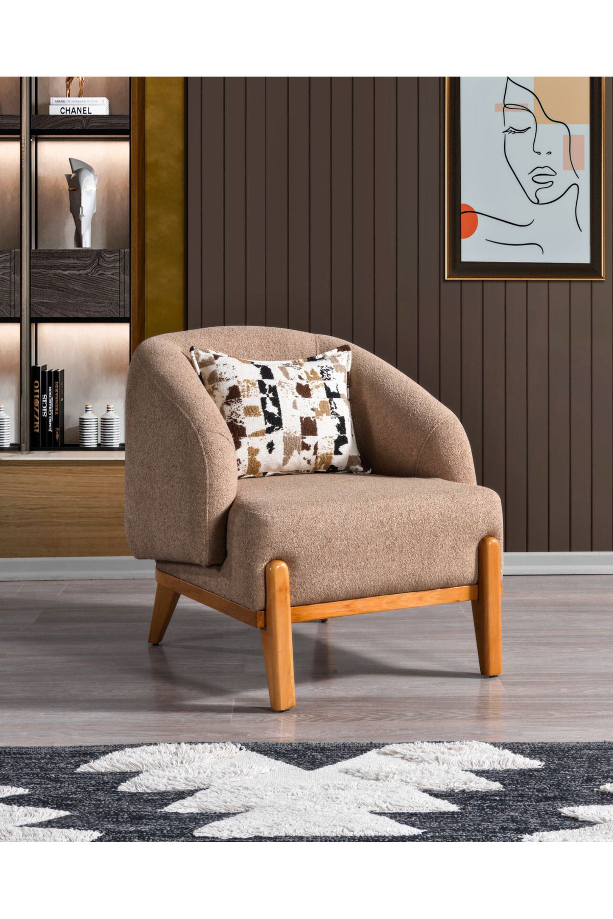 Velura Home & Living Monza Berjer & Tekli Koltuk