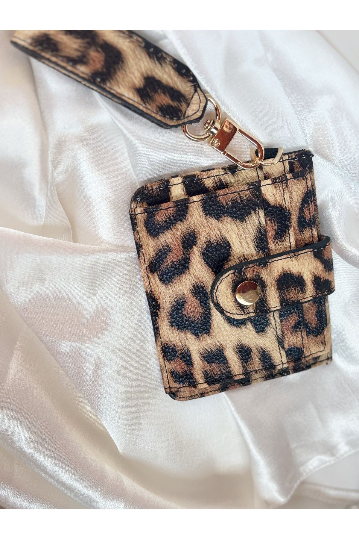 DORA-SS Cüzdan çanta Carm model leopar detay yeni sezon