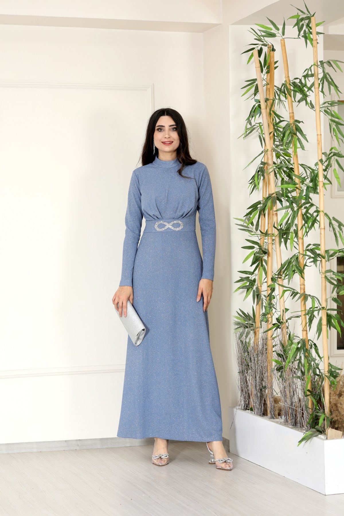 Modahiro Tesettür Abiye Elbise YDSD001