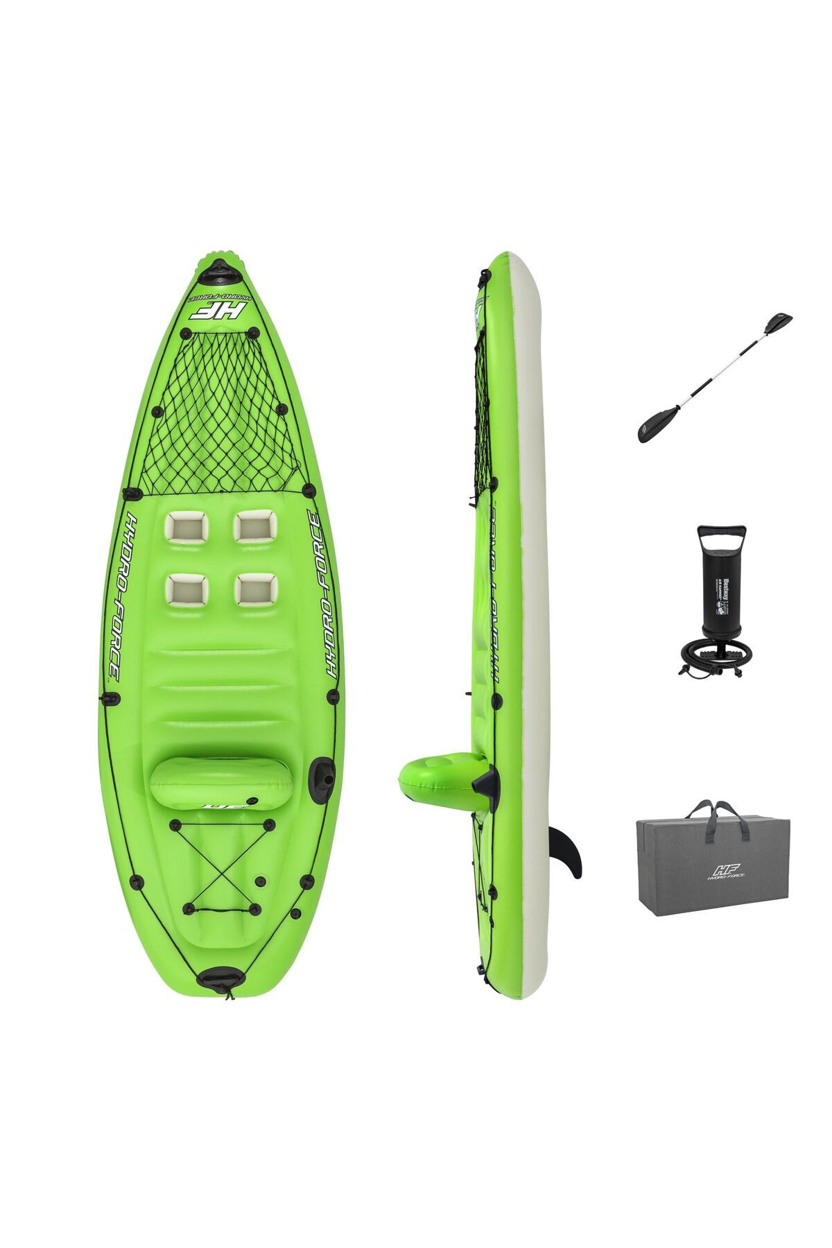 BESTWAY Hydro-Force™ 65097 Koracle™ X1 Balıkçı Şişme Kano Seti 2,85 m