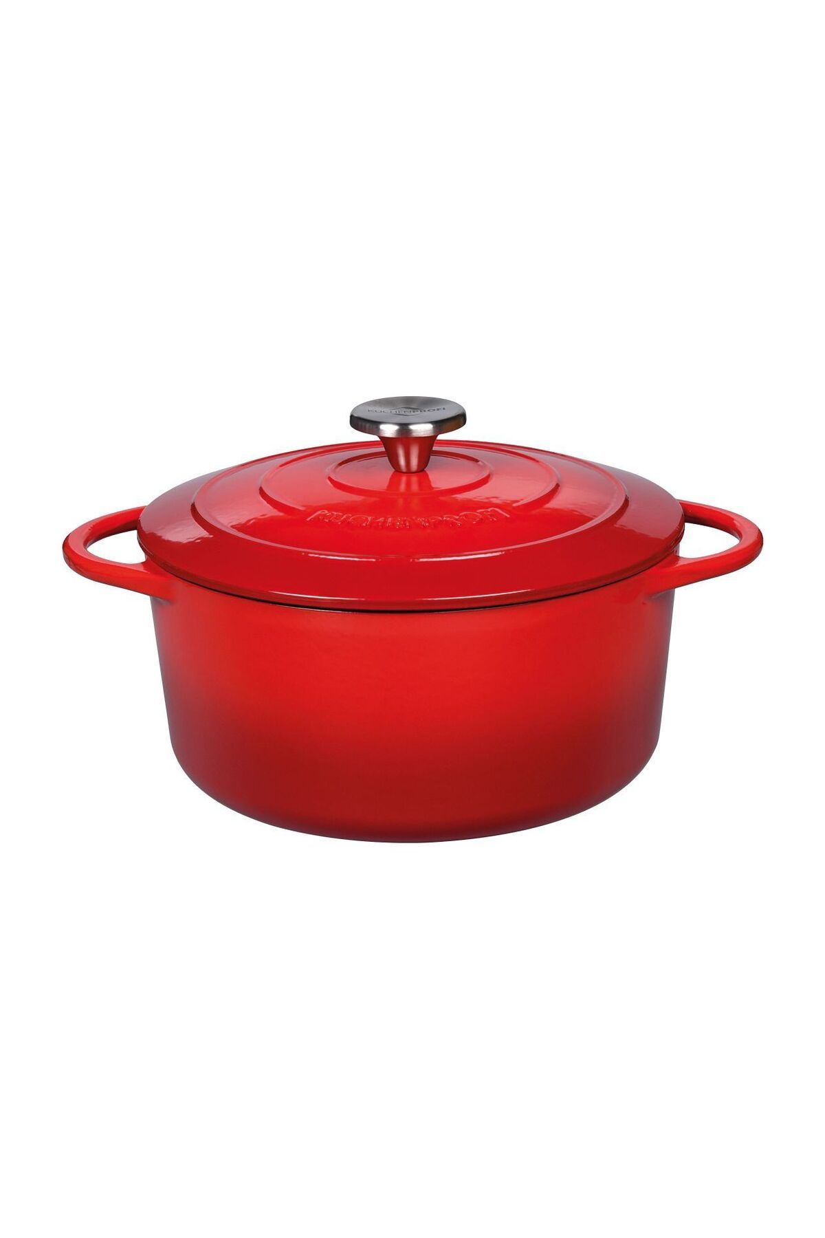 Kuchenprofi Provence Oval Tava, 33 cm, Fırın ve İndüksiyon Uyumlu, Kırmızı