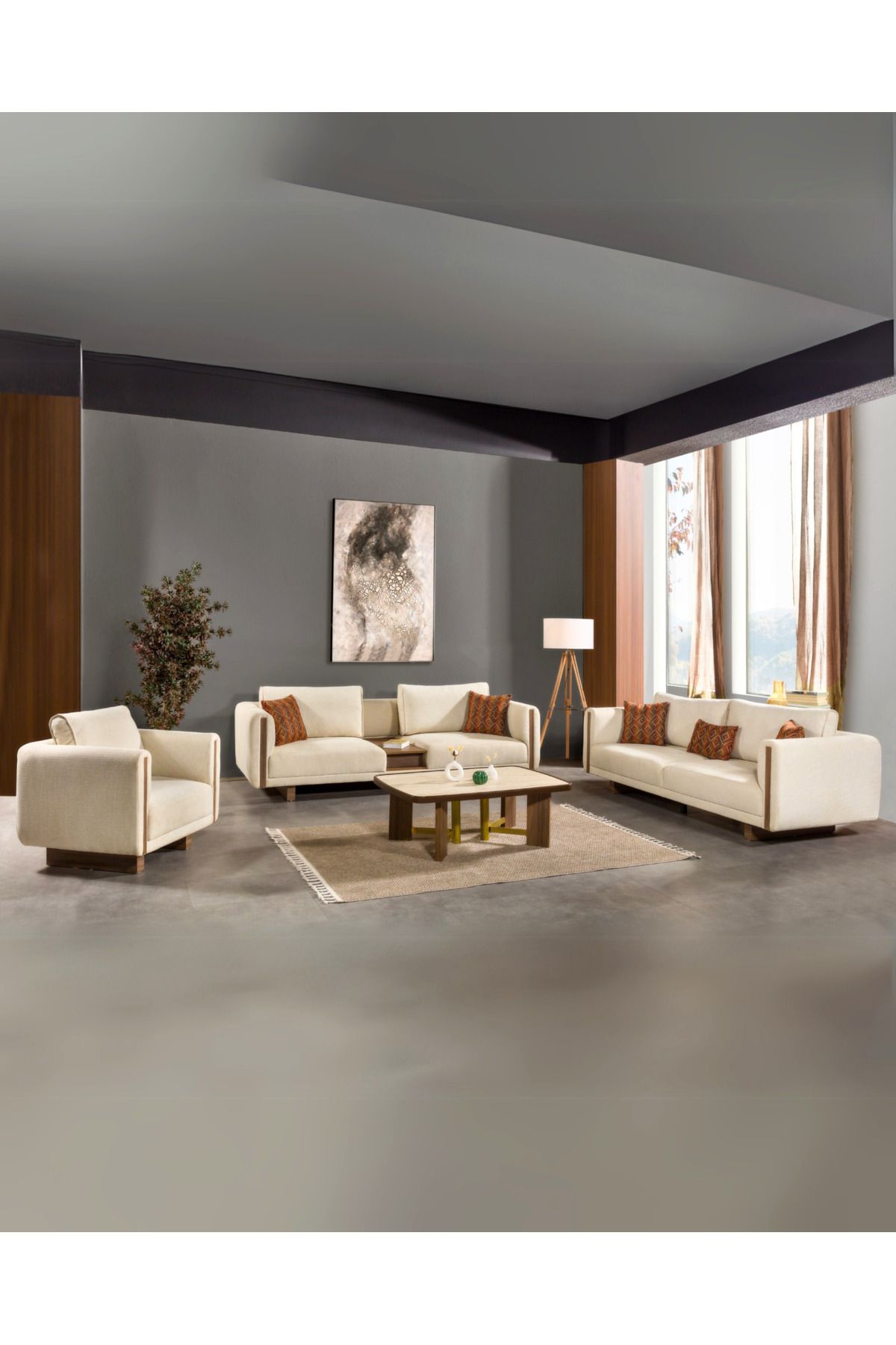 Velura Home & Living Malin Koltuk Takımı & 3+3+1+1