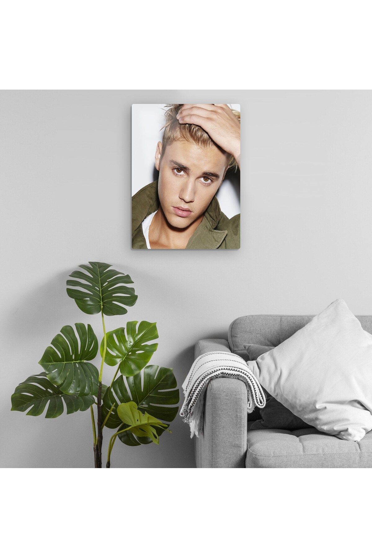Pixxa Justin Bieber Metal Tablo Model 1
