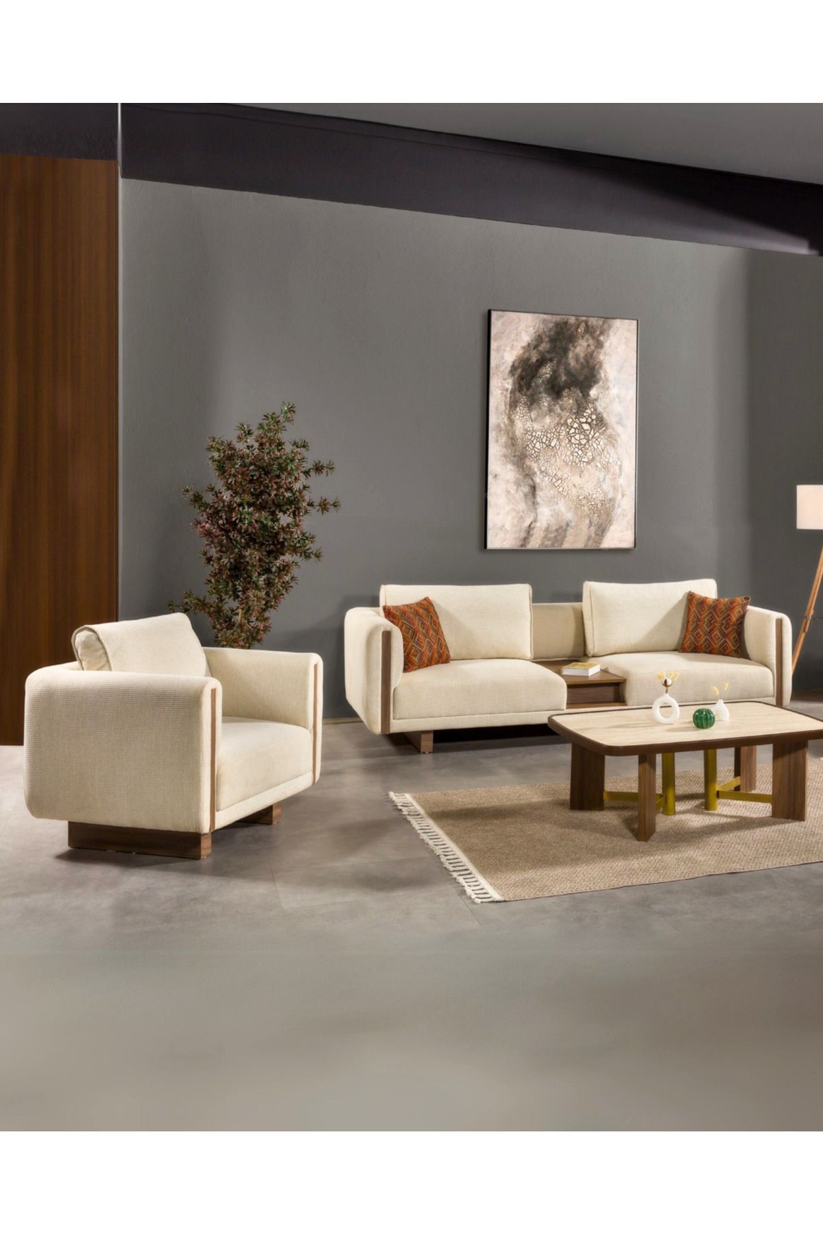 Velura Home & Living Malin Koltuk Takımı & 3+1
