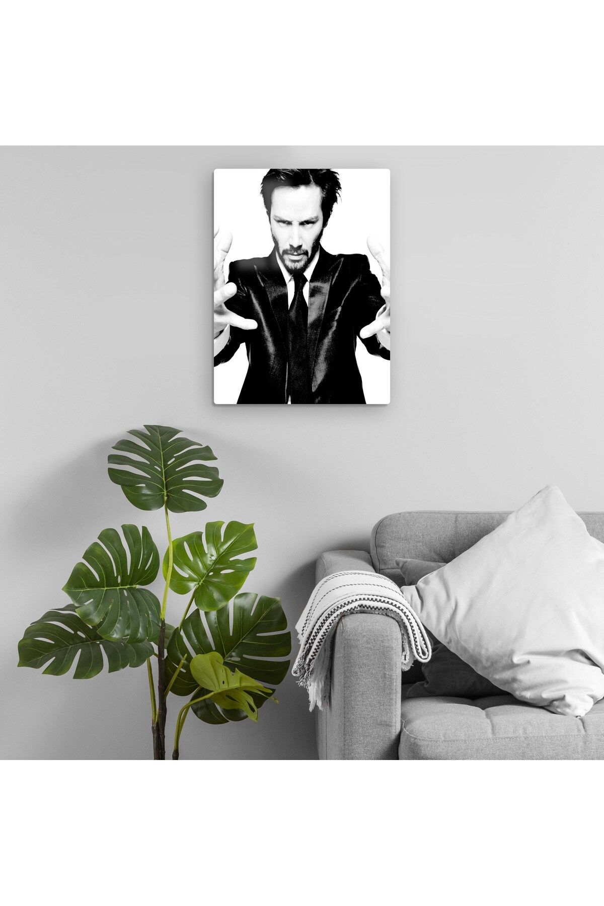 Pixxa Keanu Reeves Metal Tablo Model 1