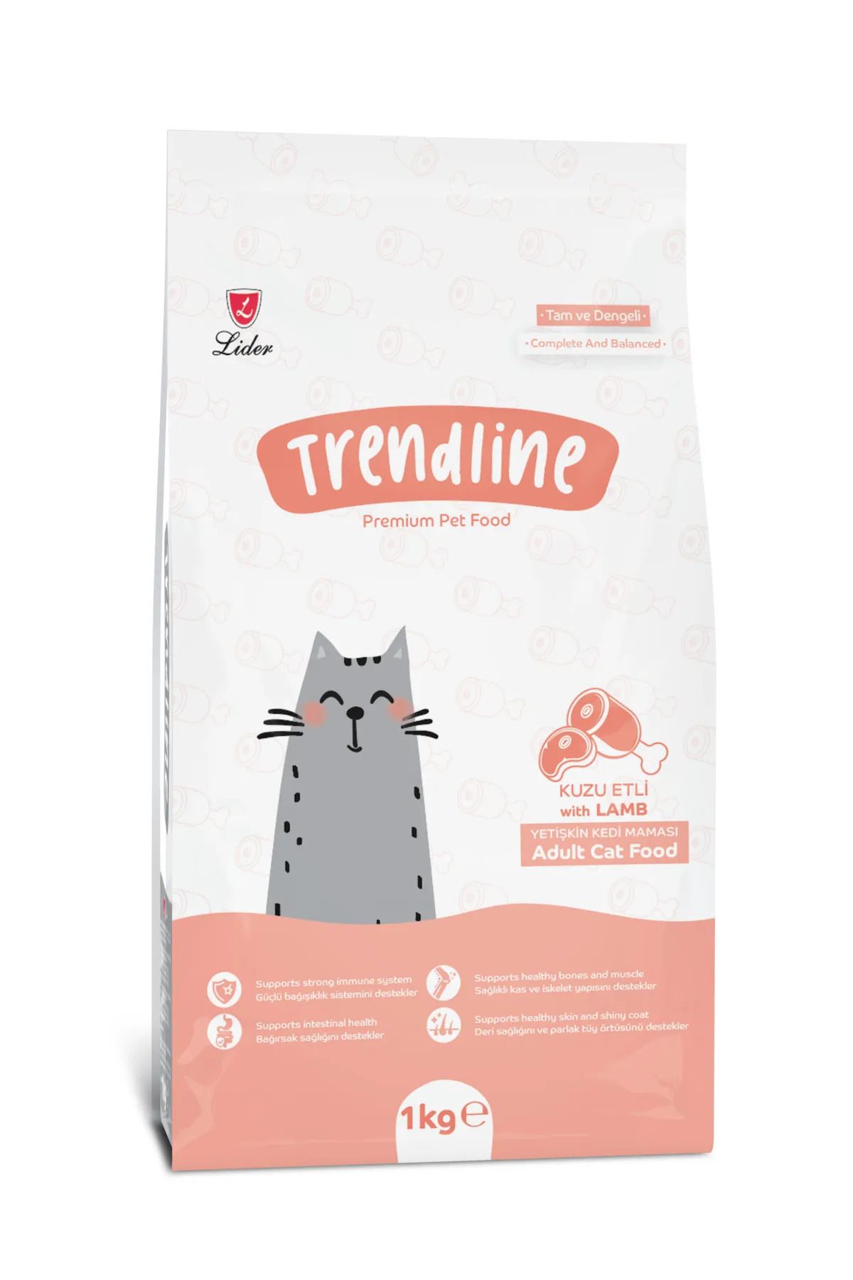 Trendline Kuzu Etli Yetişkin Kedi Maması 1 Kg