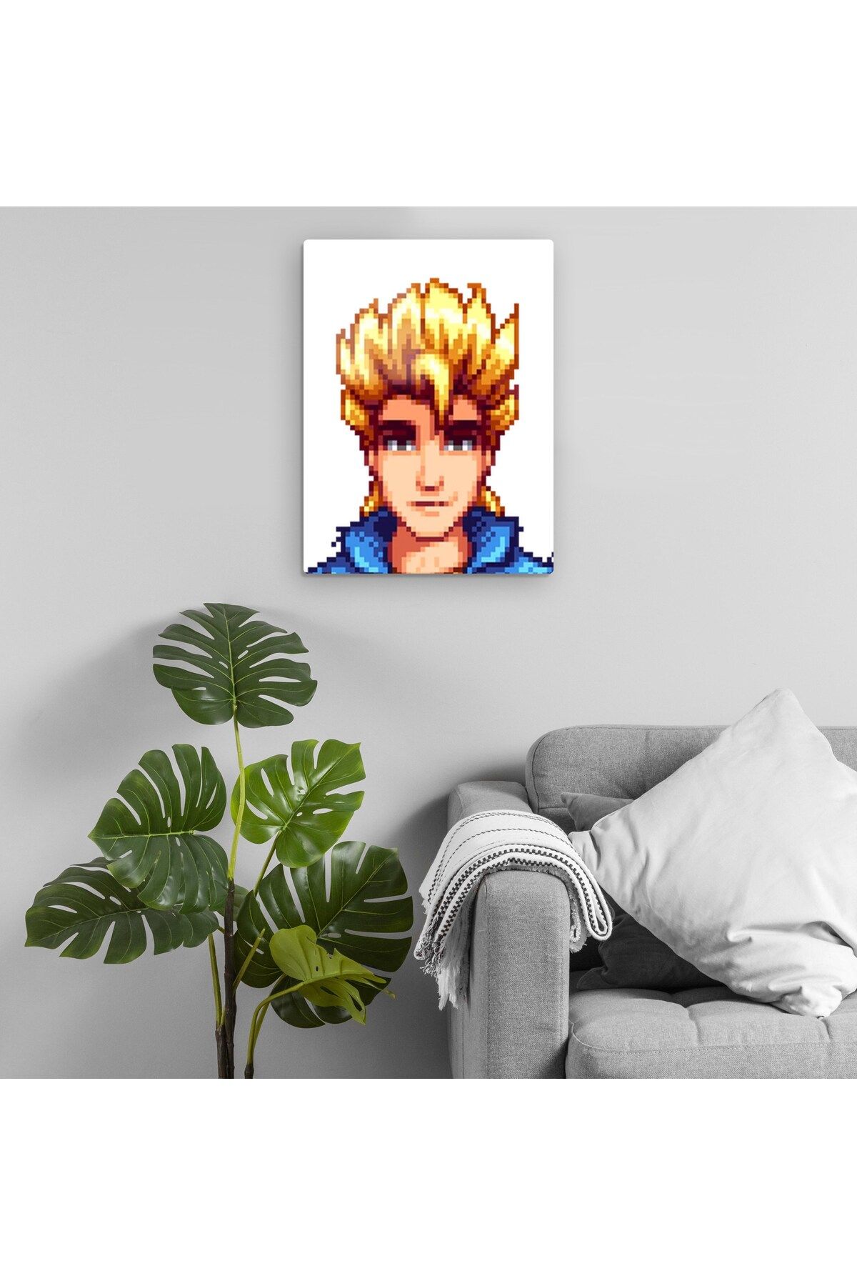 Pixxa Stardew Valley - Sam Metal Tablo Model 1