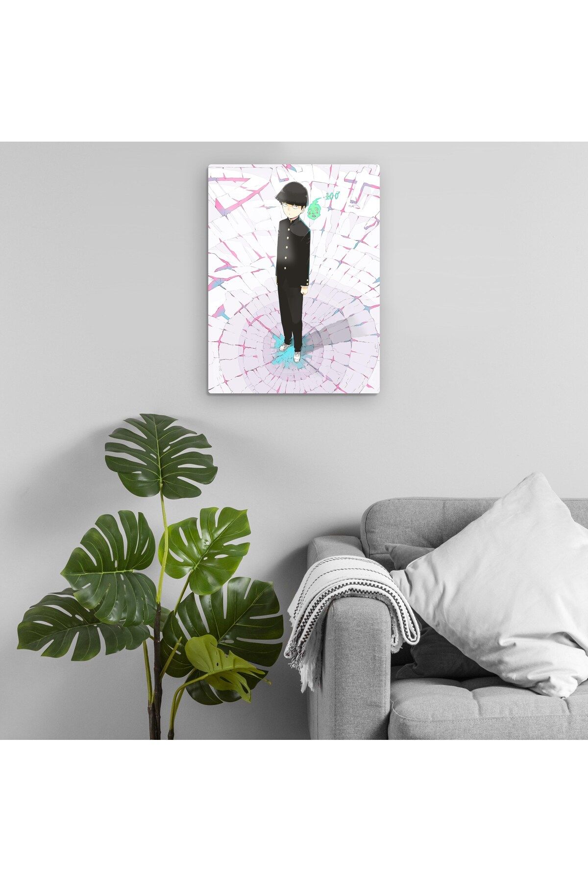 Pixxa Mob Psycho 100 Metal Tablo Model 1