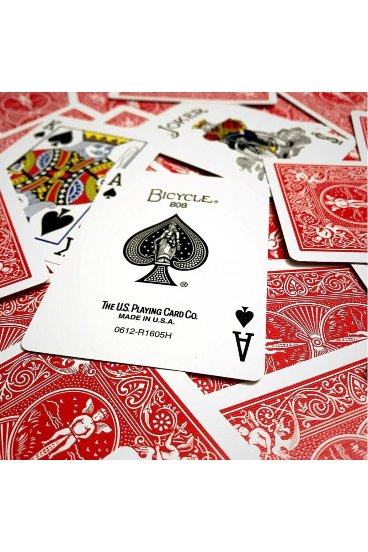 Bicycle-®   Standard Game Playing Card - Red 3