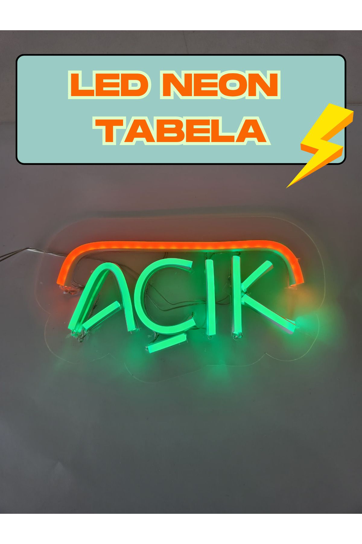 SEFERARICAN Açık Yazısı Neon Led Tabela