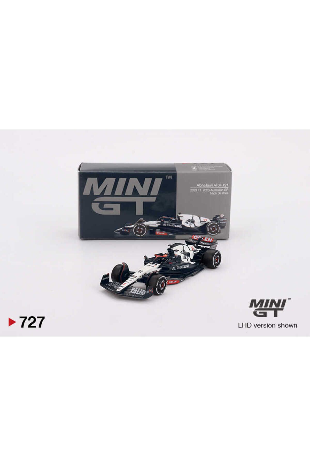 mini gt 1/64 727 AlphaTauri AT04 Nyck de Vries 2023 F1 2023 Australian GP