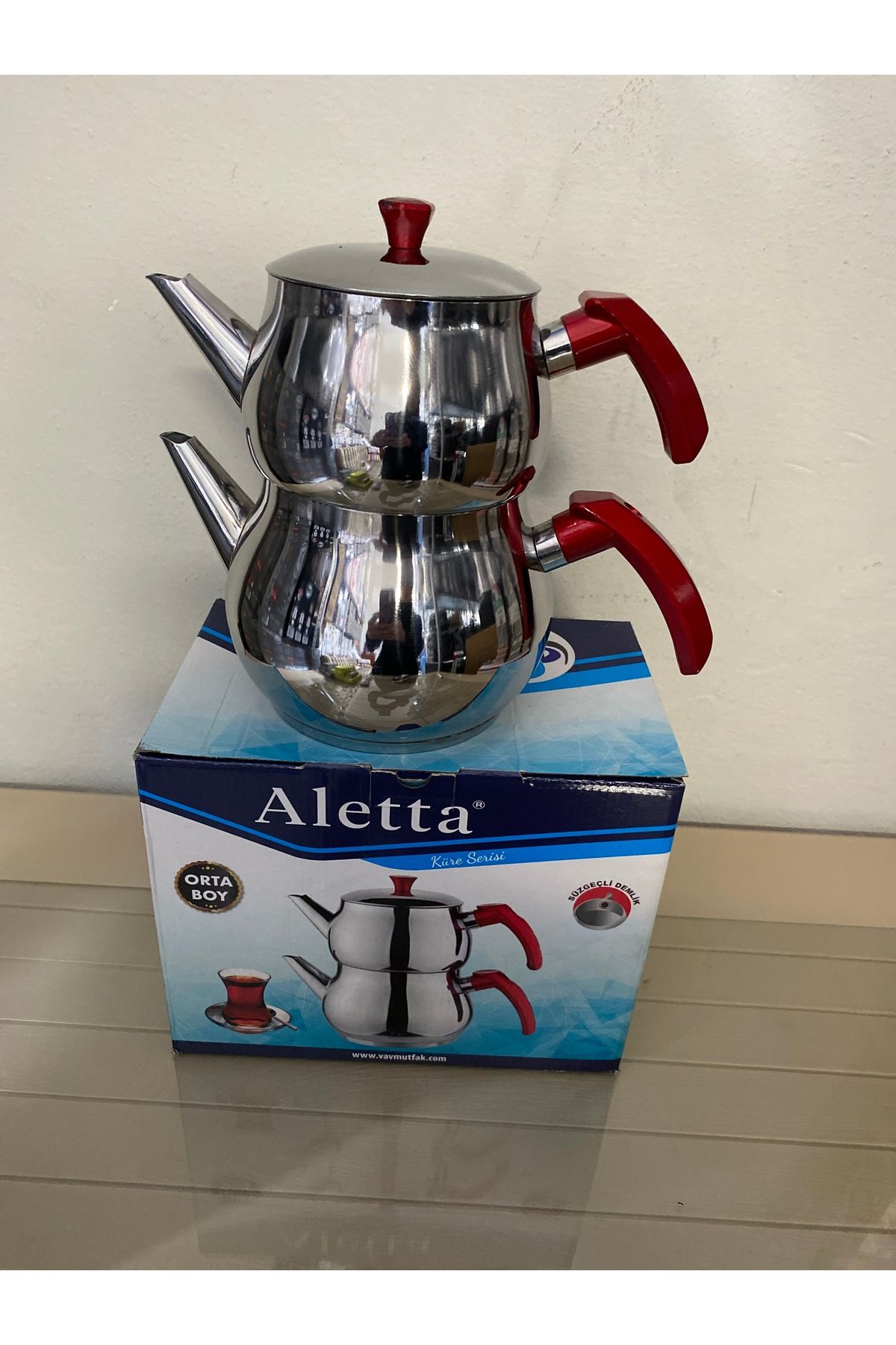 ALETTA orta boy Çaydanlık