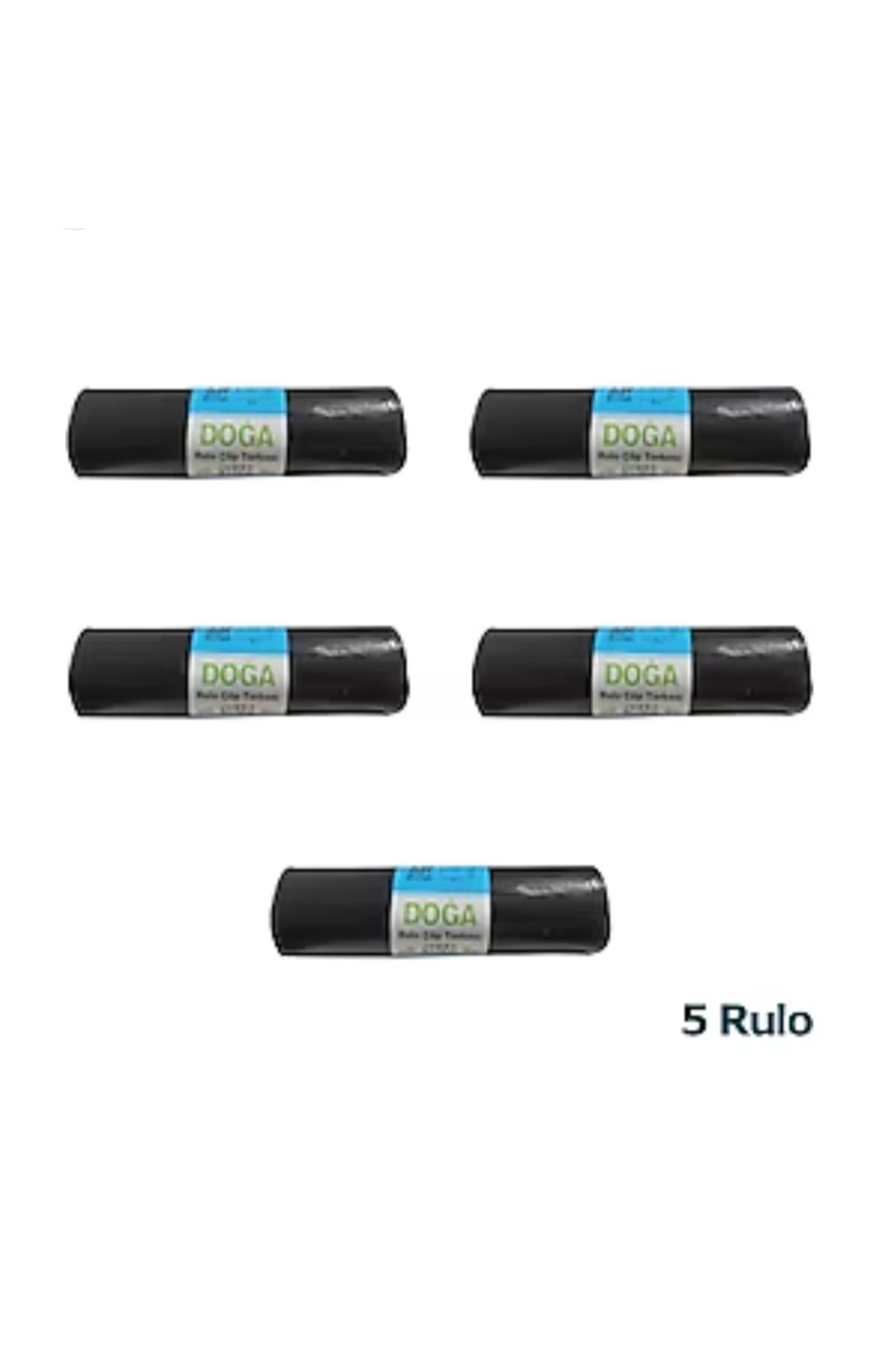 ECOPLAST Doğa Jumbo Boy Çöp Torbası Poşeti -400 Gr. - 90 Litre- 80 x 110 Cm / 10 Adetlik 5 Rulo/ (50 Adet)