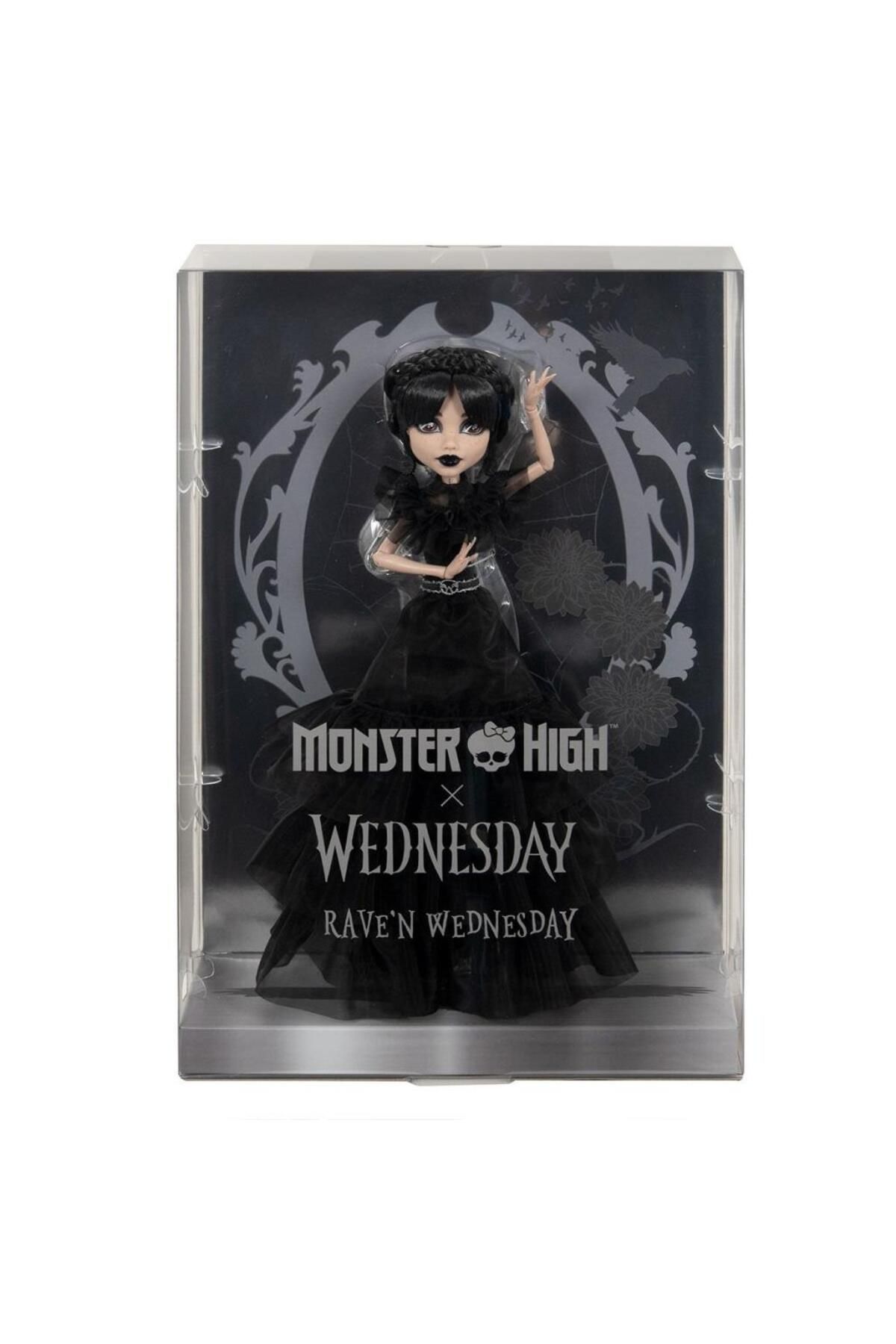Kanonik Education HXJ03 Monster High Wednesday Balo Elbiseli Bebek