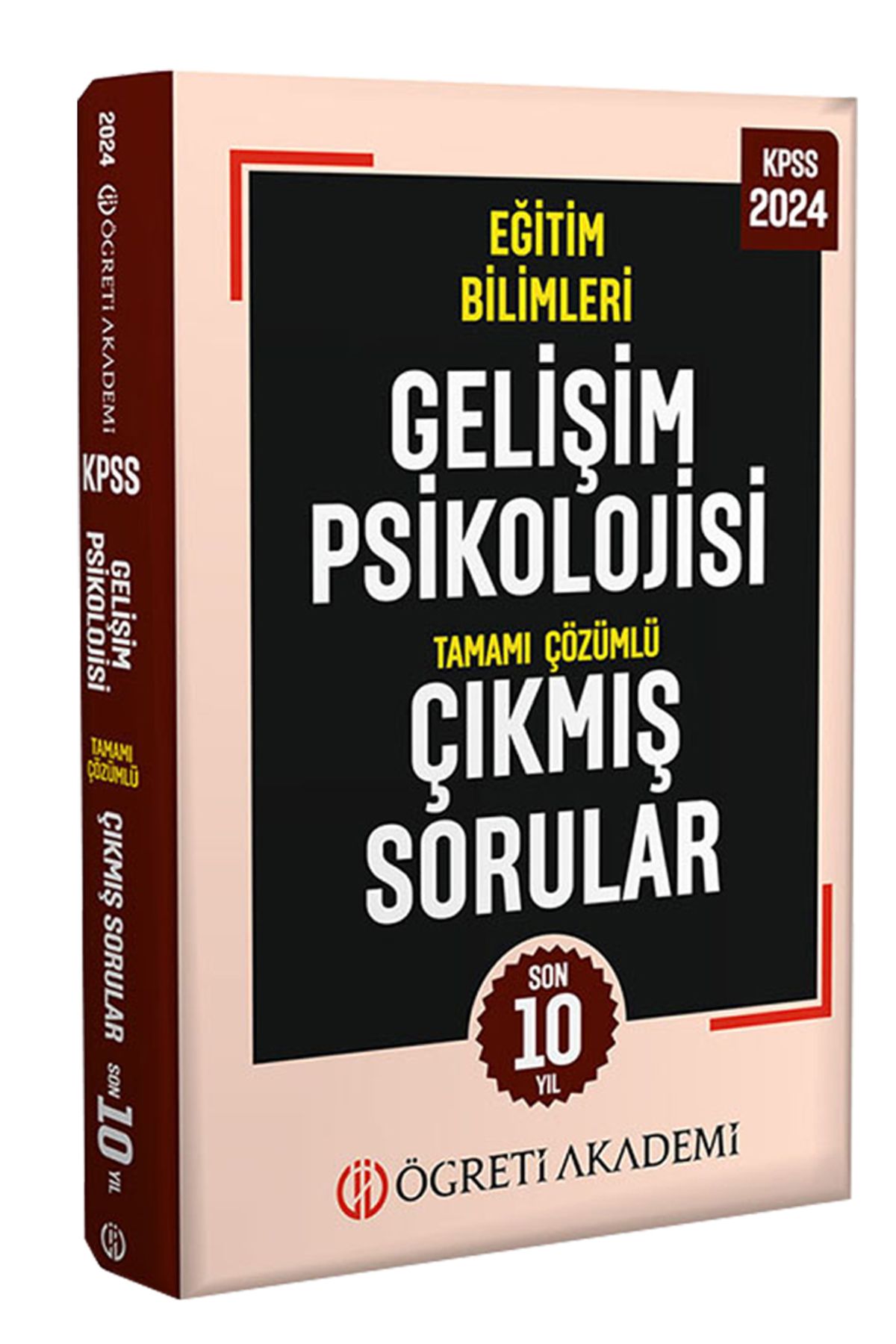 Pegem Akademi Yayıncılık 2024 KPSS Eğitim Bilimleri Gelişim Psikolojisi Tamamı Çözümlü Çıkmış Sorular