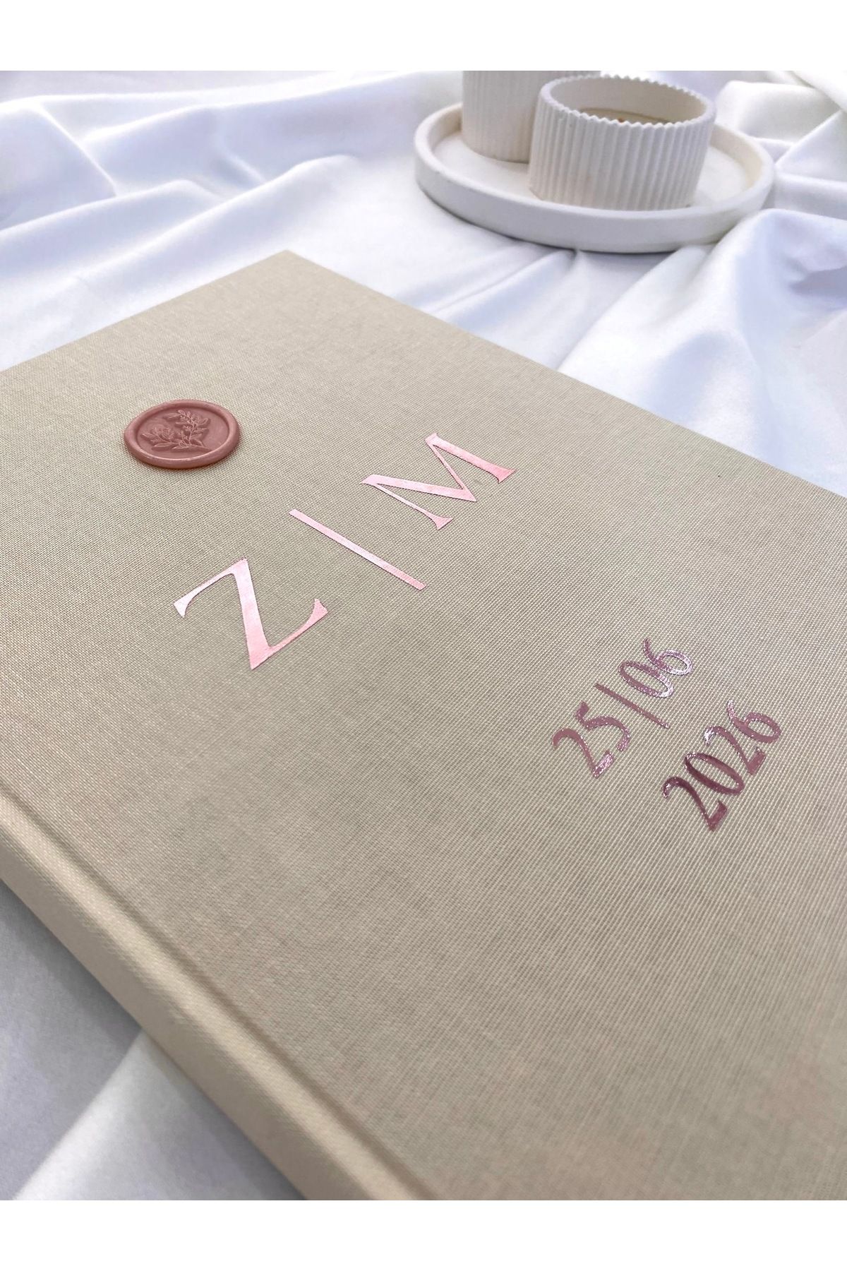 Norm Design Nikah Belgesi - Zarif Keten Kaplı Dosyası ile BİRLİKTE - İsme Özel Hazırlanır!