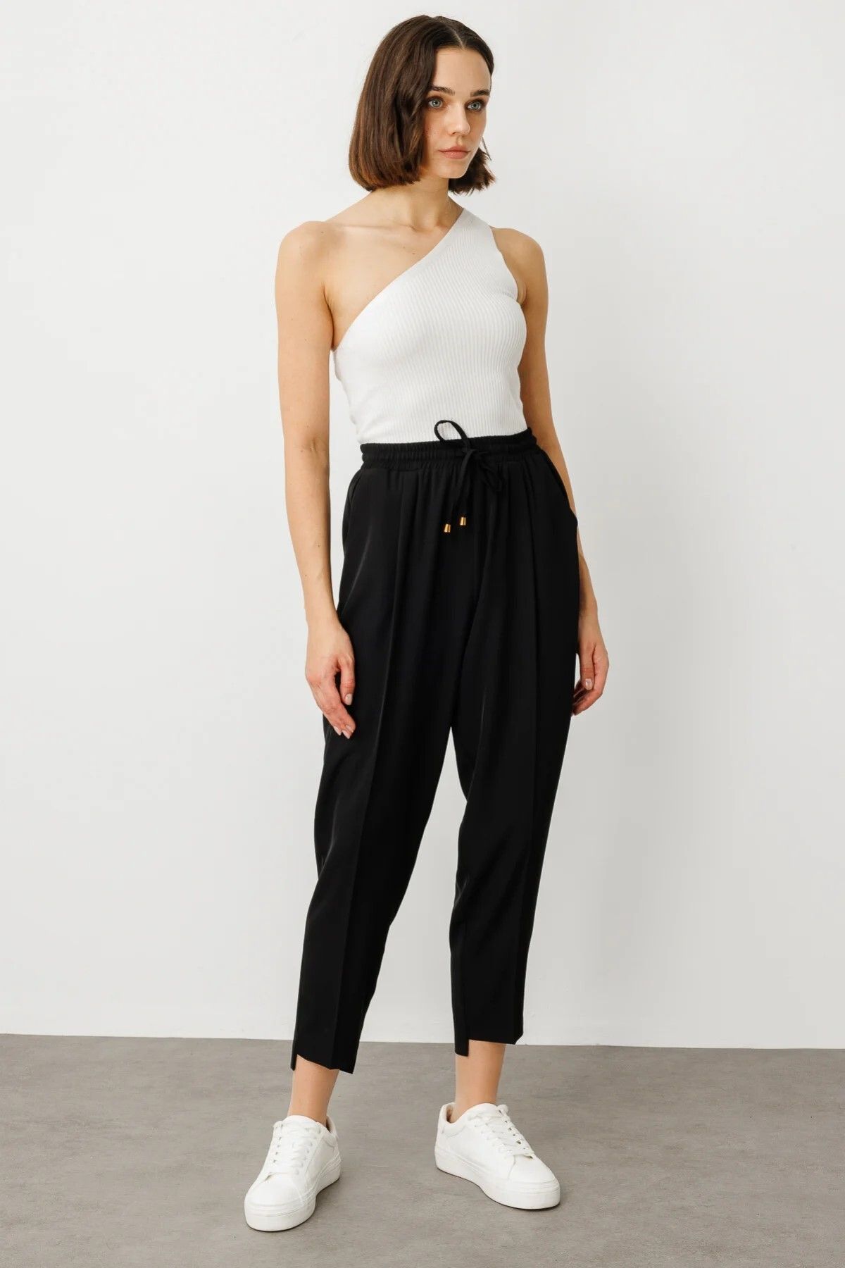 ON TRİKO Beli Lastikli Dar Paça Pantolon 54116-25