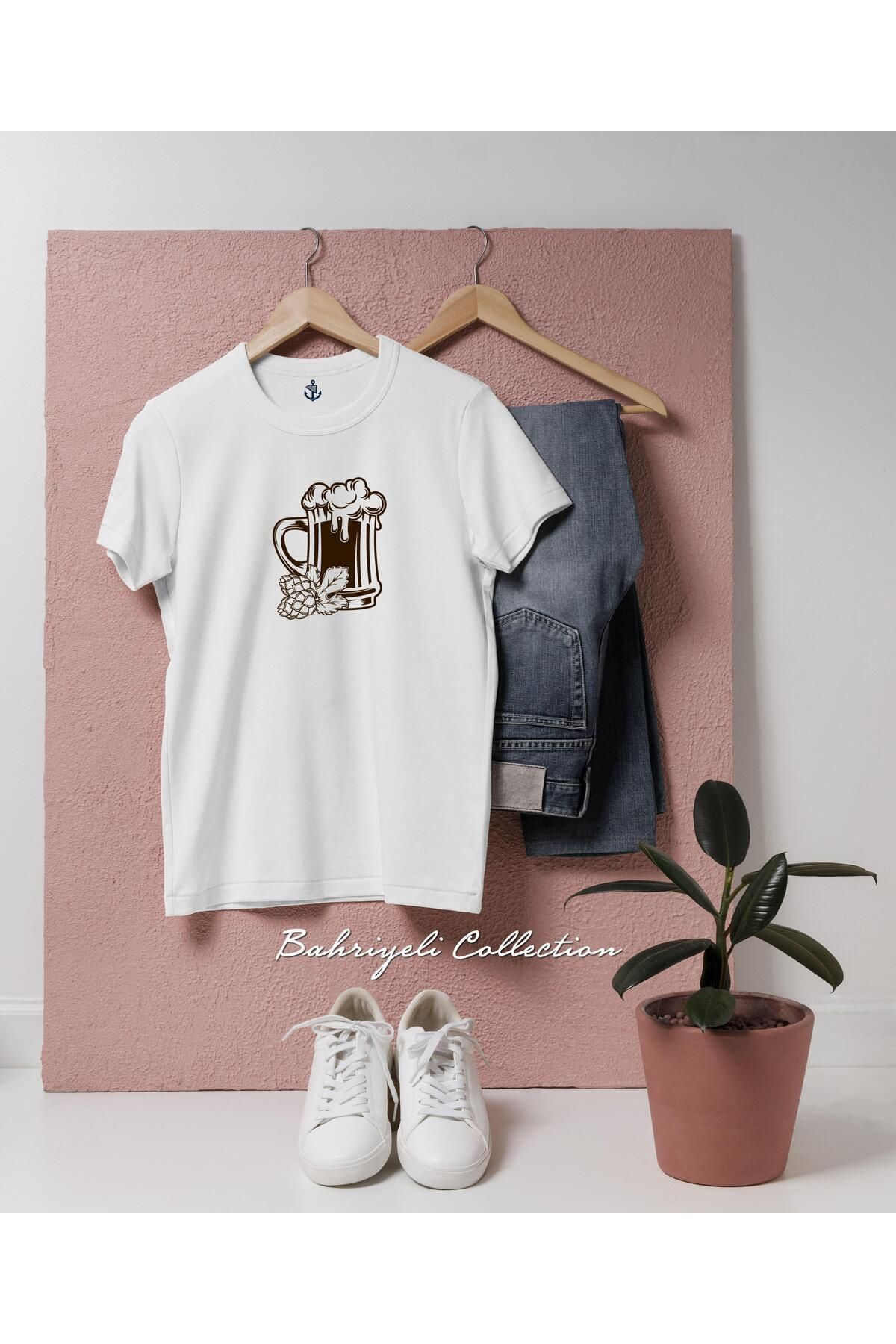 bahriyeli.jpeg Oversize Wheat beer Low-alcohol beer Tasarımlı Unisex T-Shirt