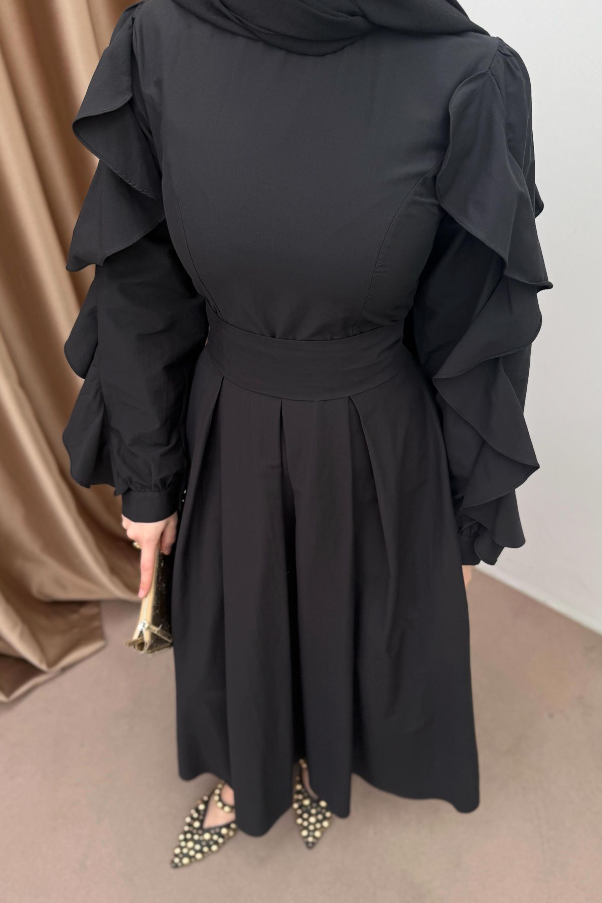 Butik Fırfır detaylı elbise