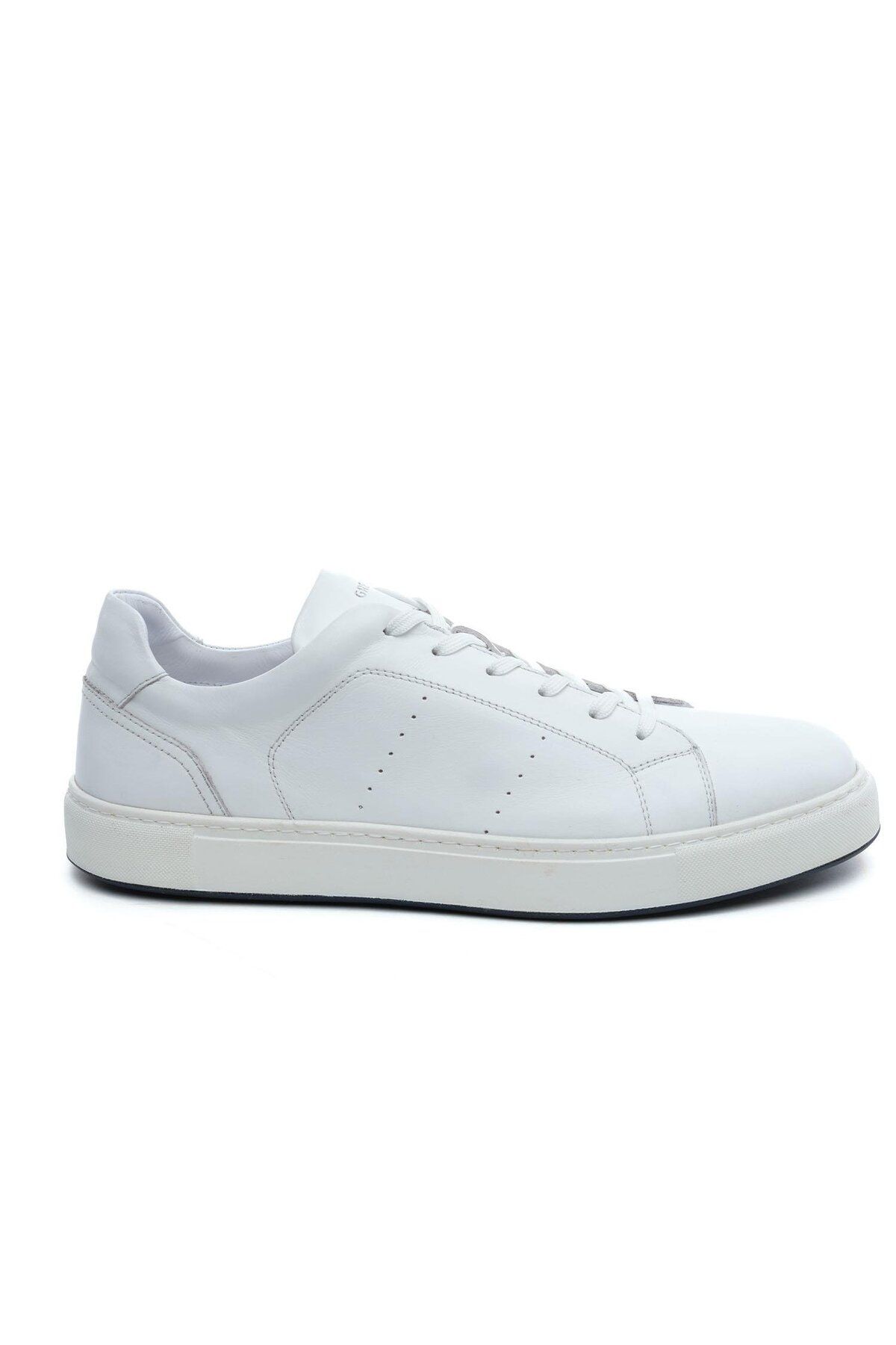 Greyder 64703L Beyaz Erkek Hakiki Deri Sneaker