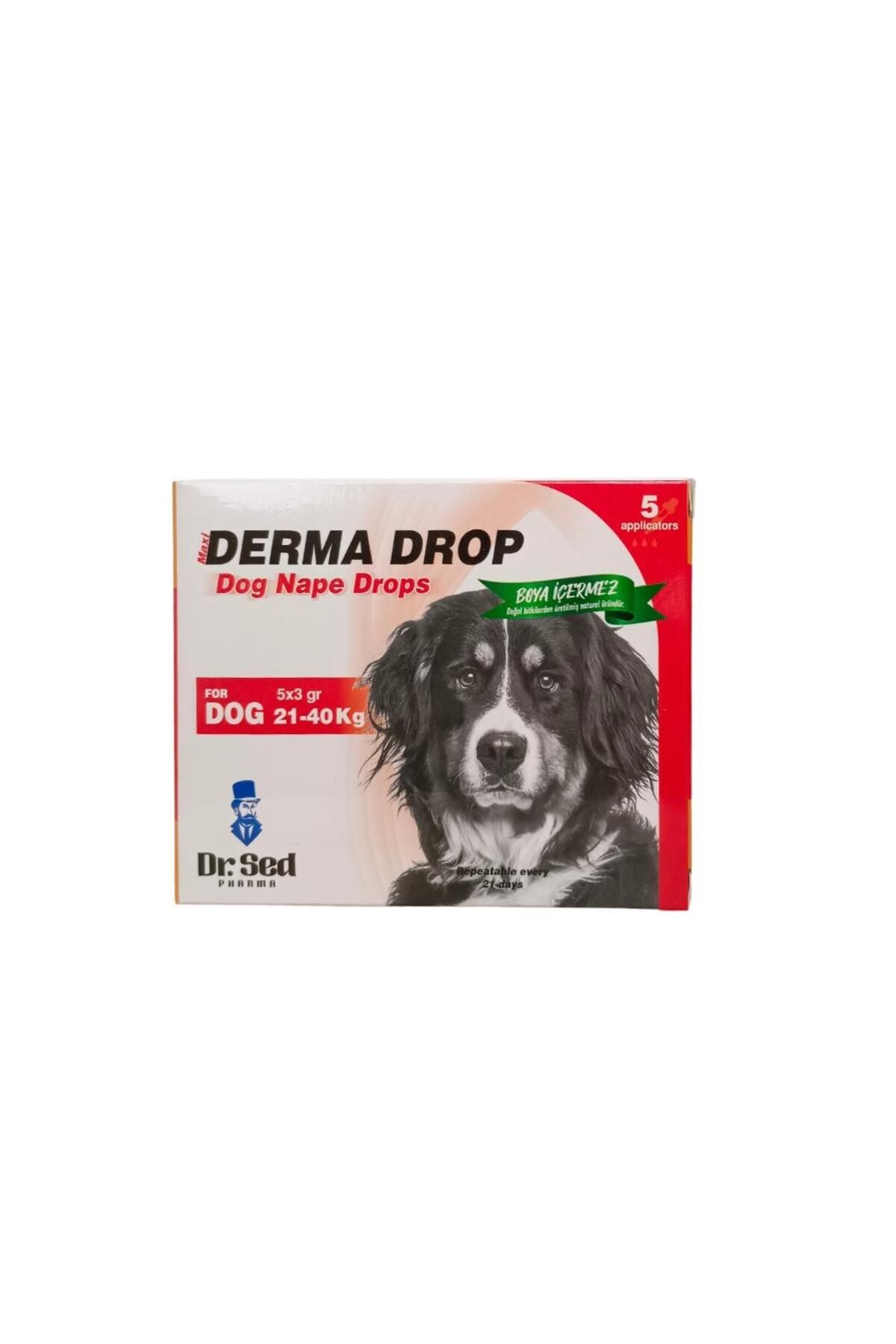 Dr.Sed 21–40 kg Köpekler İçin Bitkisel Bakım Damlaları – 5 x 3 ml Şase