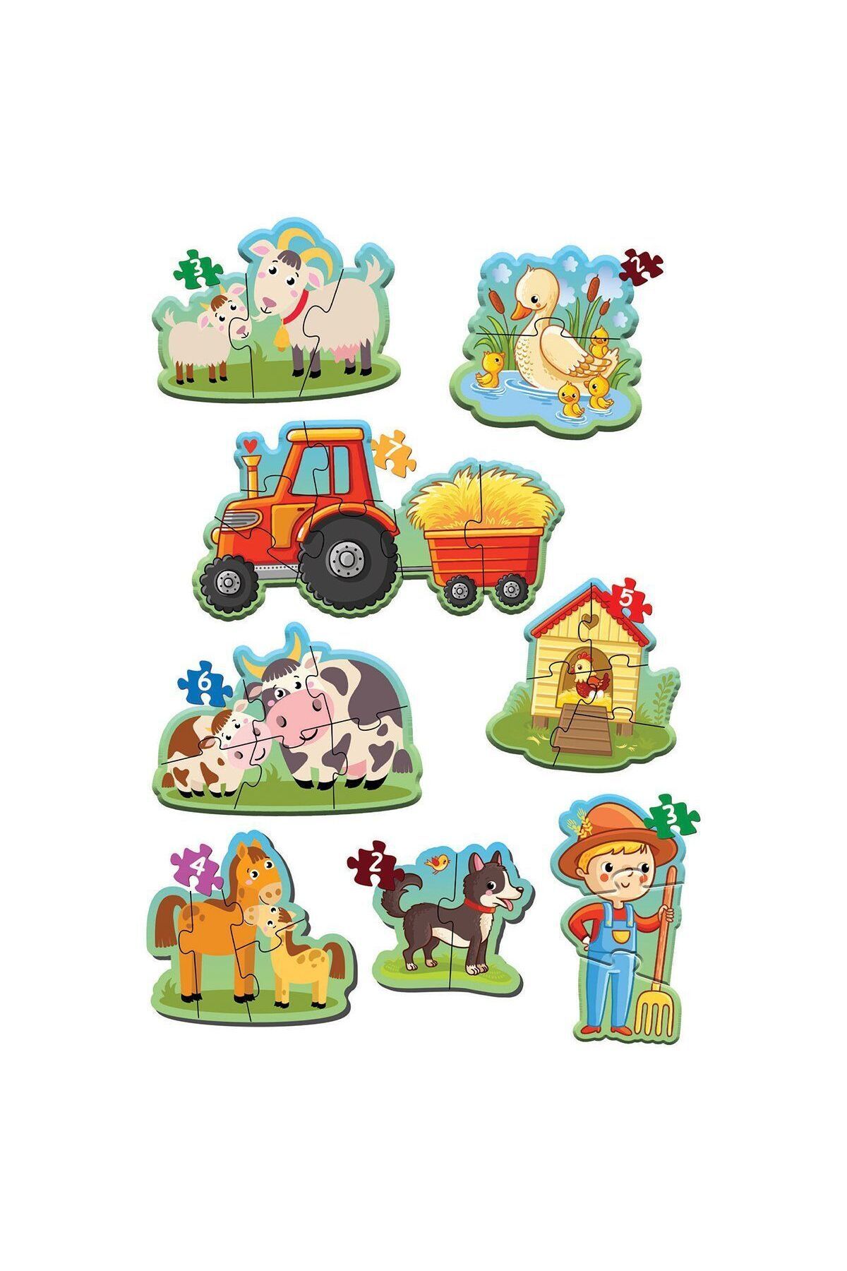 Aymir Ticaret 1734 Dıytoy, Baby Puzzle - İlk Çiftlik Puzzle