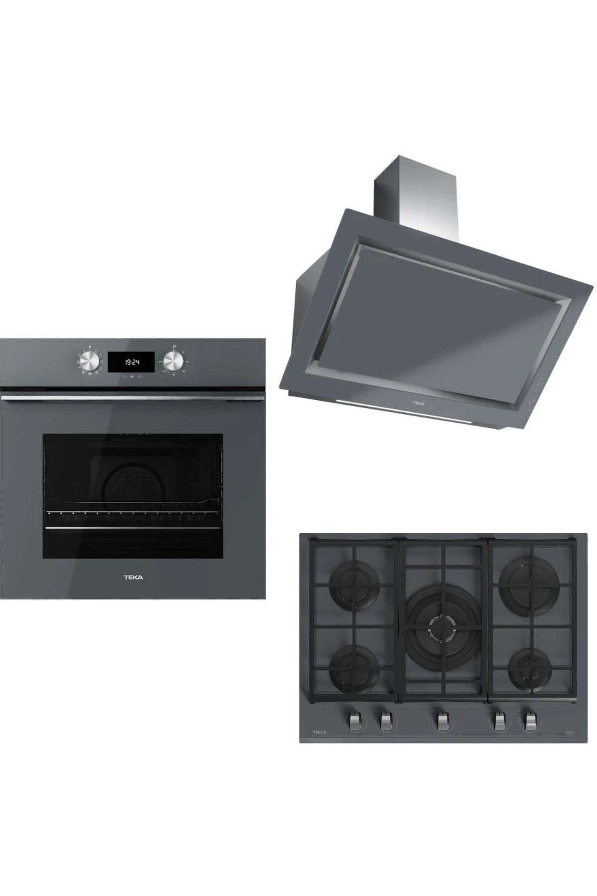 Teka Urban 70 Gri Ankastre Set ( GZC 75330 XBC ST - HLB 8400 ST- DLV 98660 ST TOS)