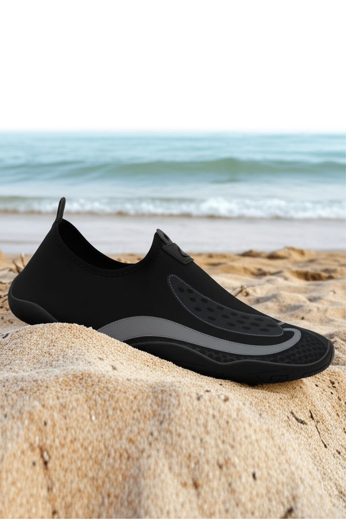 LETAO Surfer Unisex Siyah Hızlı Kuruyan Kaymaz Tabanlı Su Ayakkabısı | Deniz Havuz Plaj görsel 5