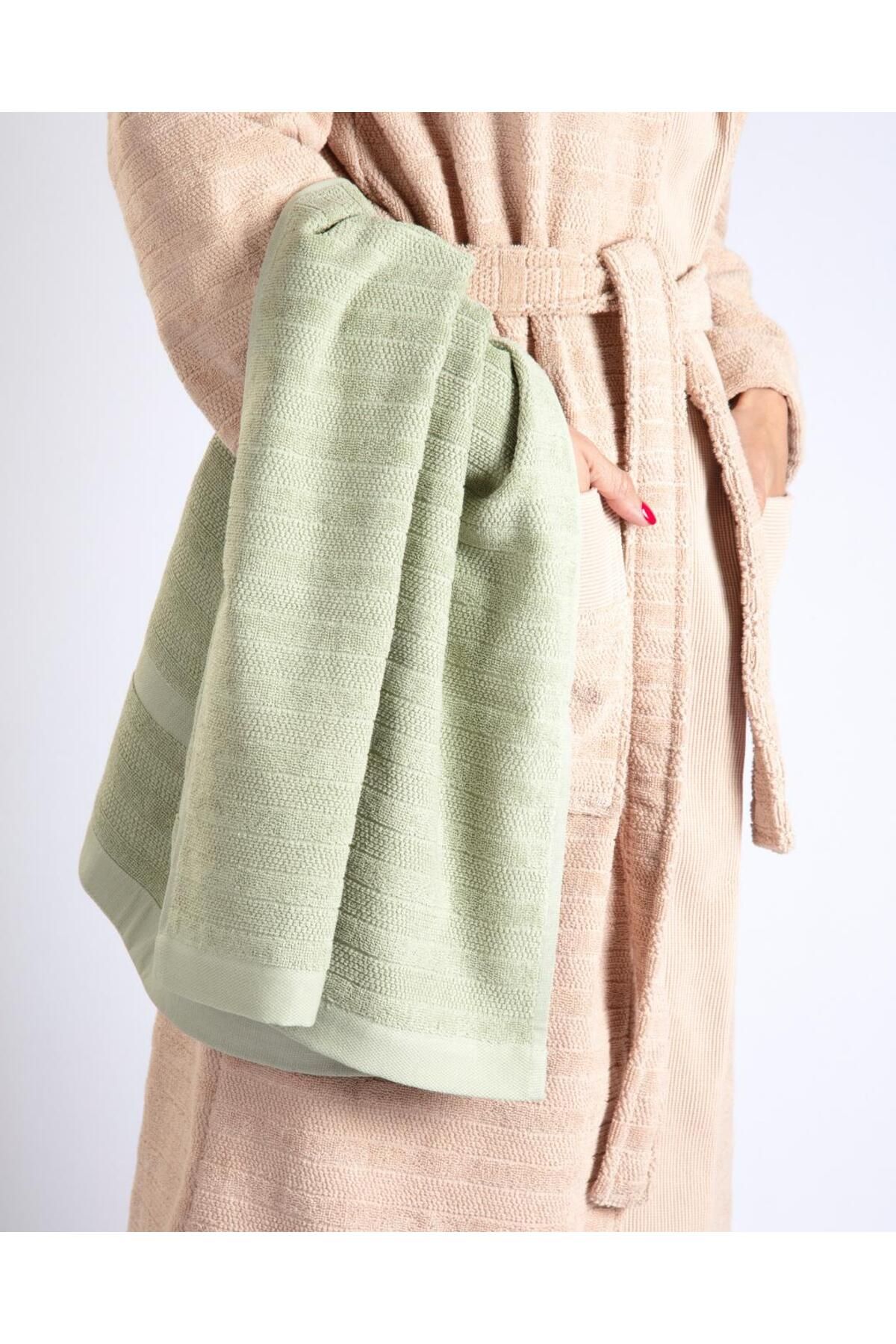 Home Vespera Sage Green Banyo Havlusu