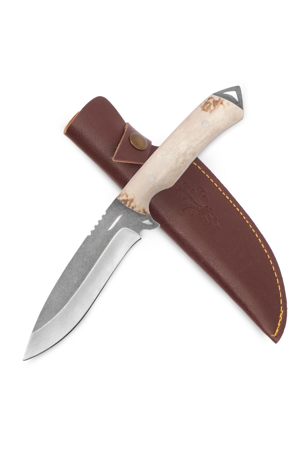 kösemehmet Bushcraft 25 Cm - Geyik Boynuzu Sap