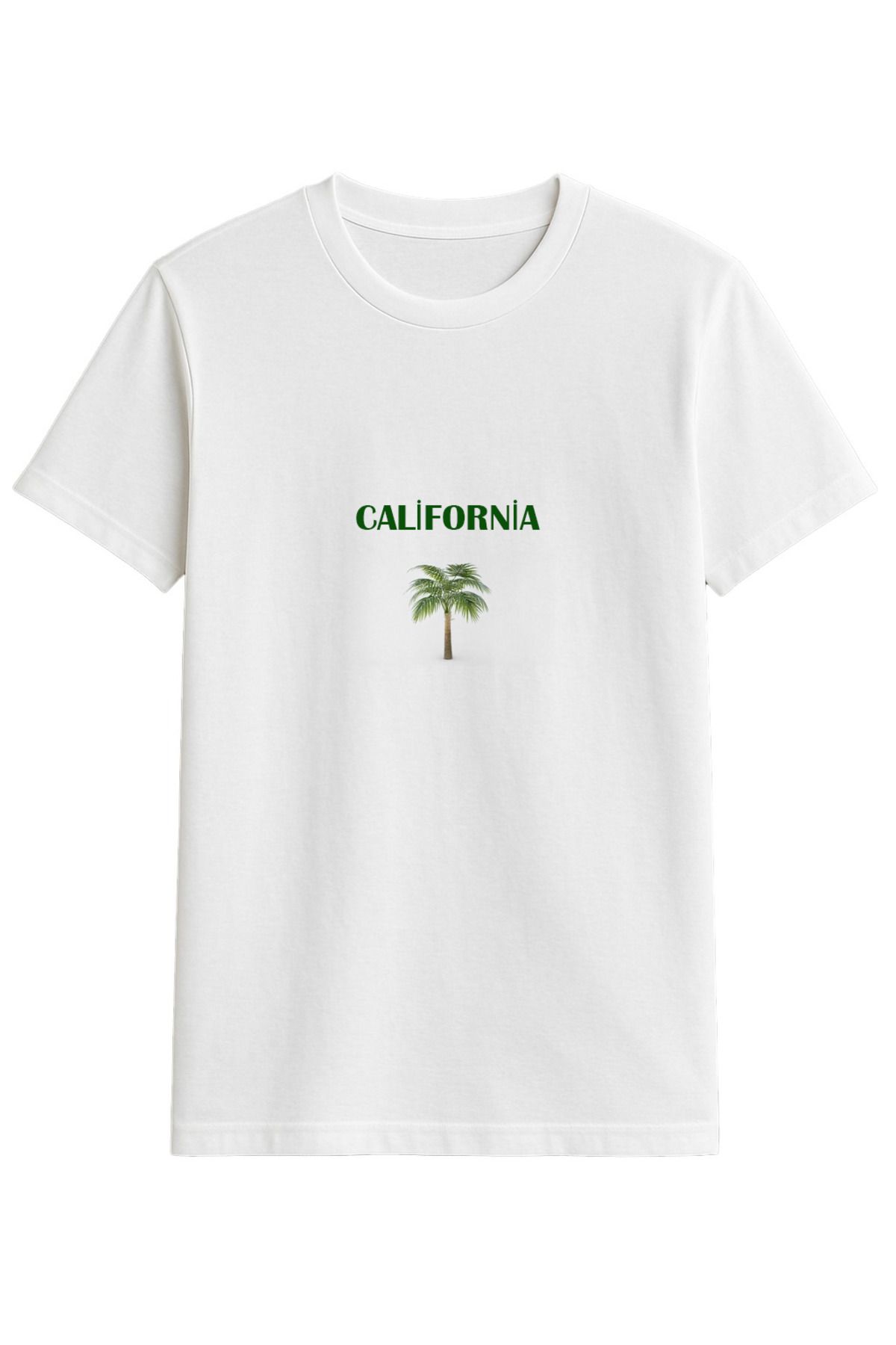 Vigor Wear CALİFORNİA Baskılı Oversize Unisex T-shirt