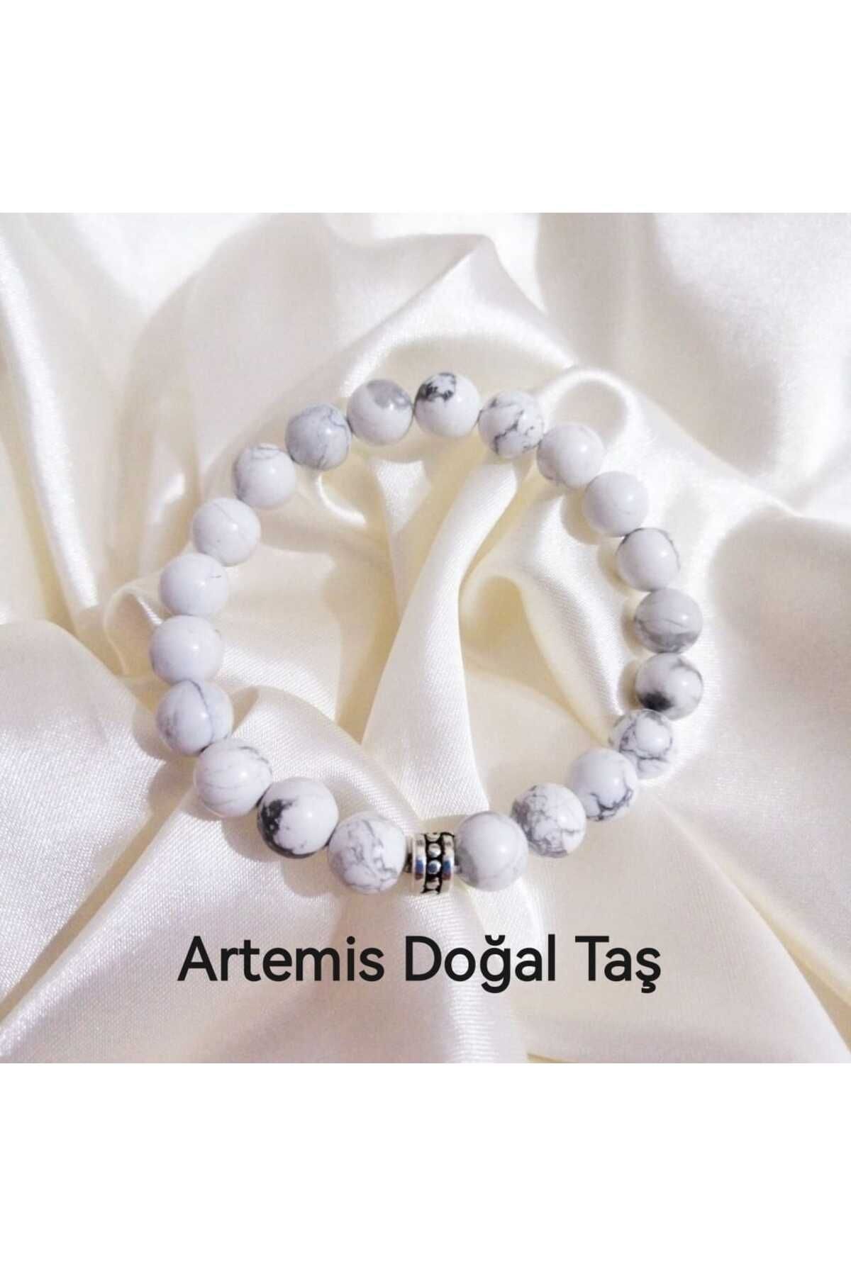 ARTEMİS DOĞAL TAŞ Havlit Doğal Taş Bileklik 8 mm